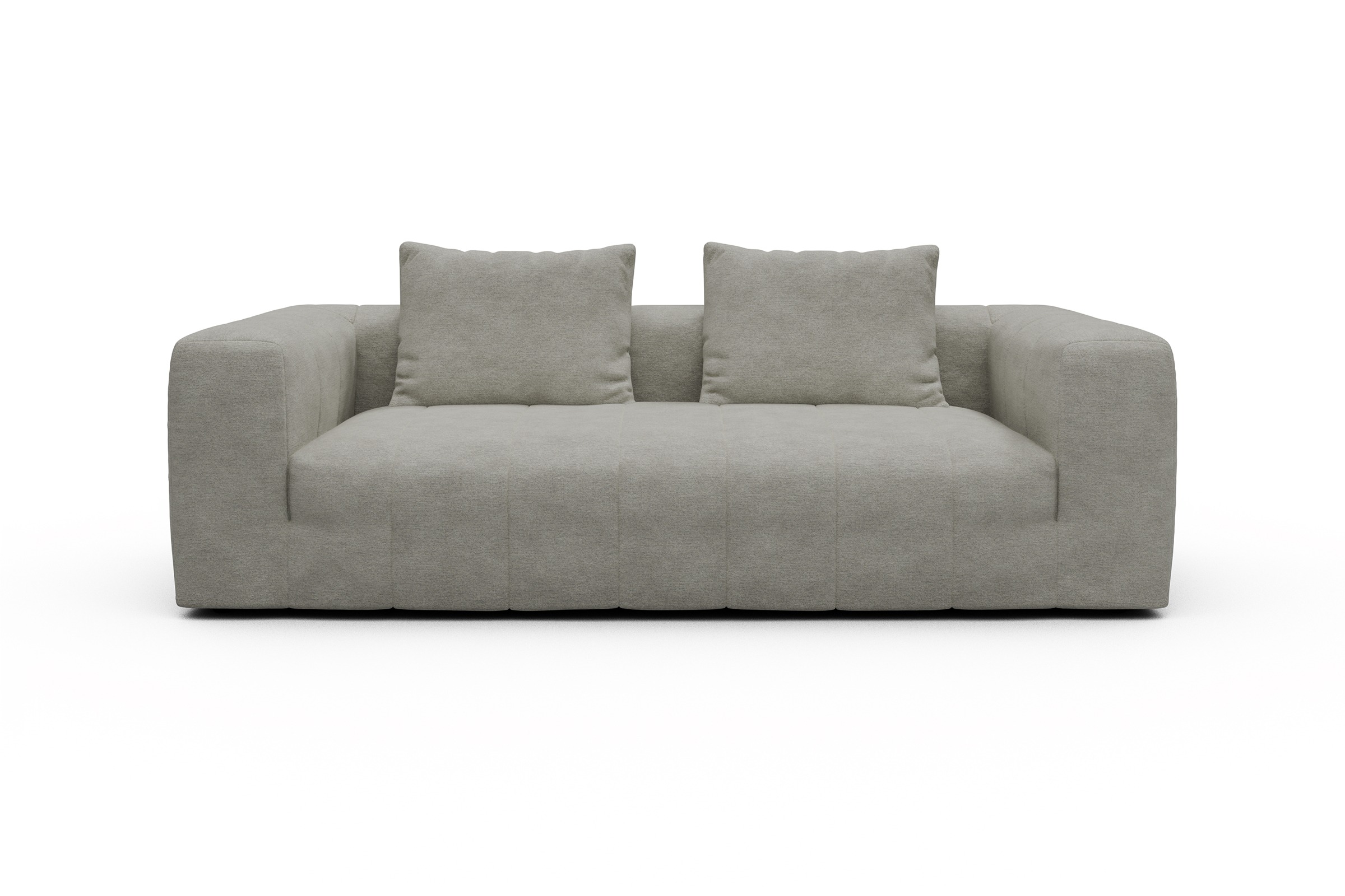Sofa Hugo 3-Sitzer Carreno-Moon-Stone-White