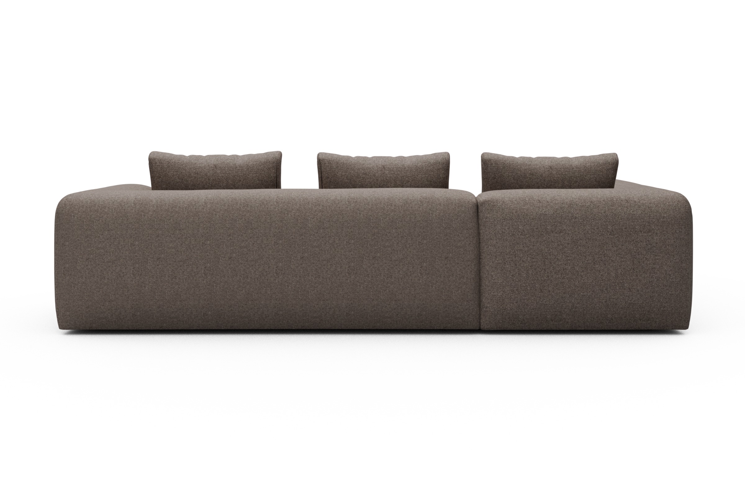 Ecksofa Fred 2x 2,5-Sitzer links offen Sama-Stone
