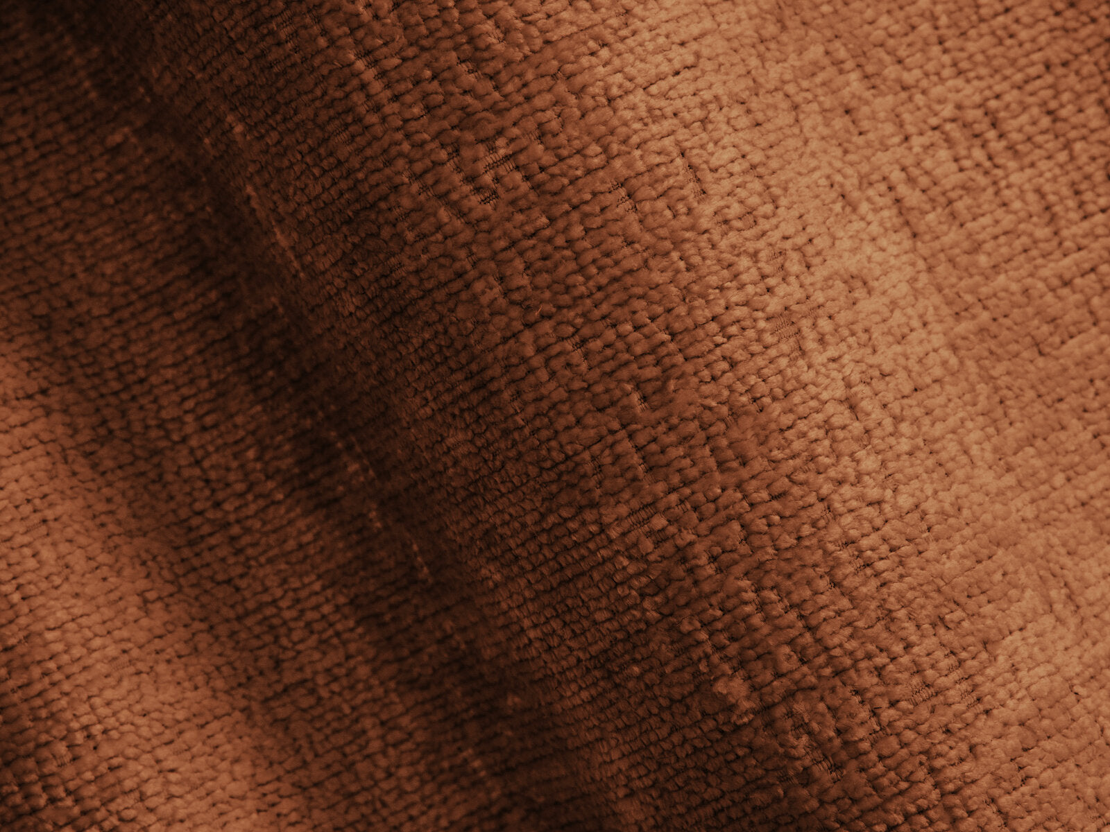 Micadoni Stauraumbett mit Kopfteil Lupine Chenille Perfect Harmony Terrakotta