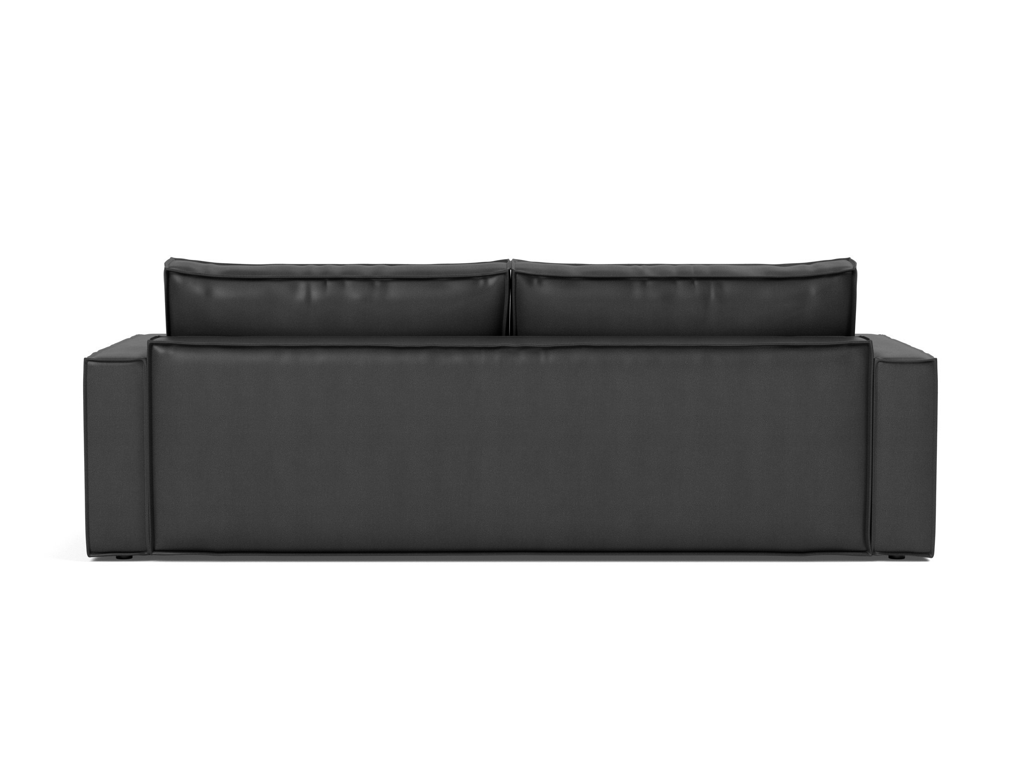 Schlafsofa Newilla Lederoptik Faunal 550-Black