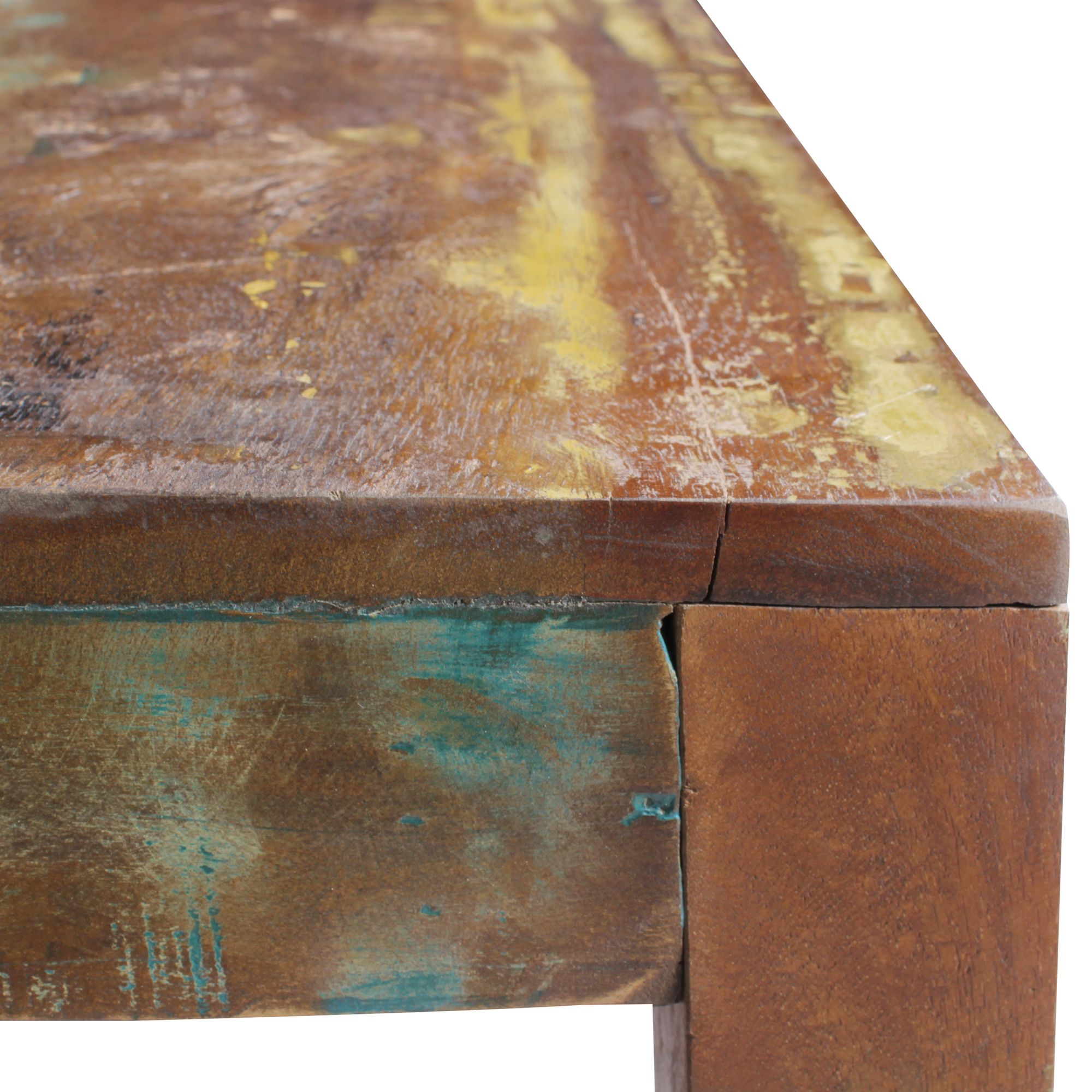 Couchtisch Dyroy Mango Massivholz Bunt 60 × 60 × 47 cm