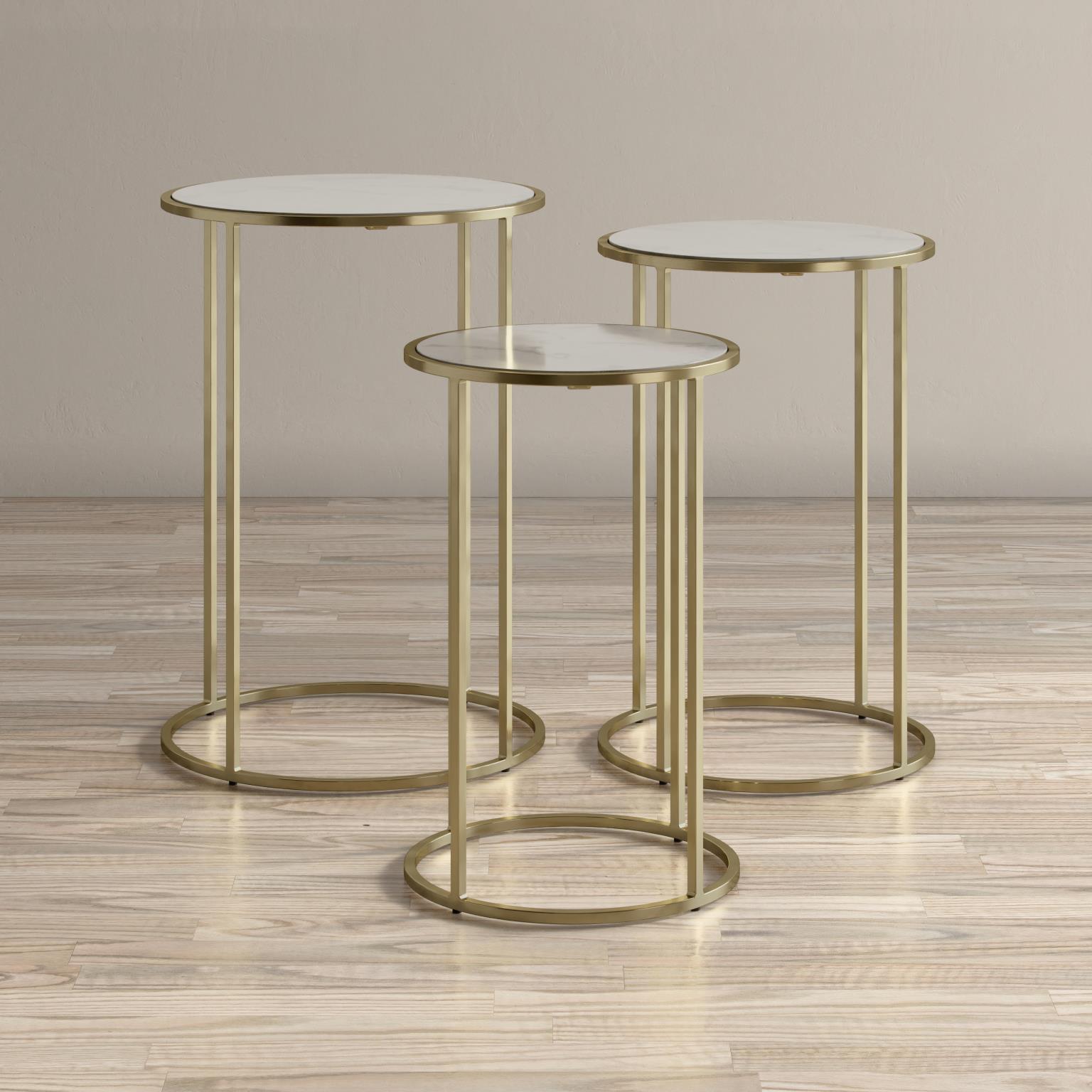 Livin Hill Tischsatz rund Avola Gold AV2130-39