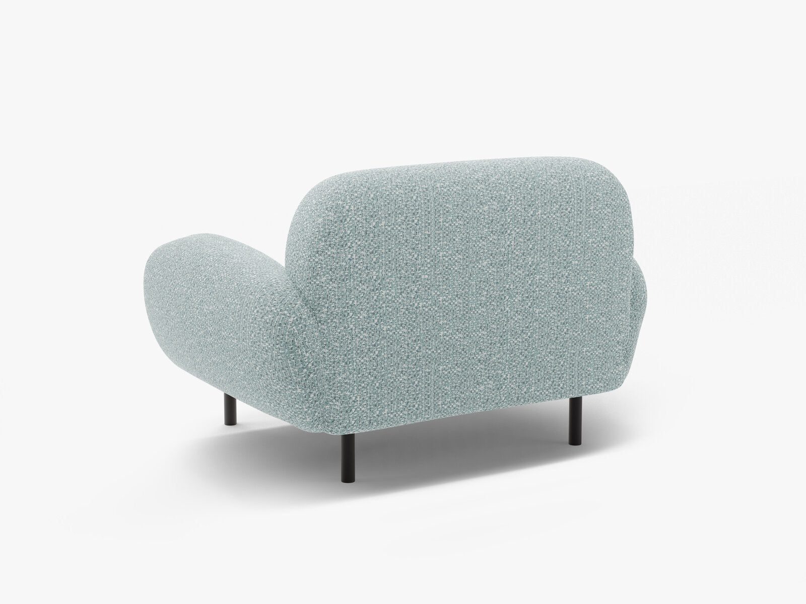 Micadoni Sessel Poppy Chenille Silencio Gedämpftes Blau