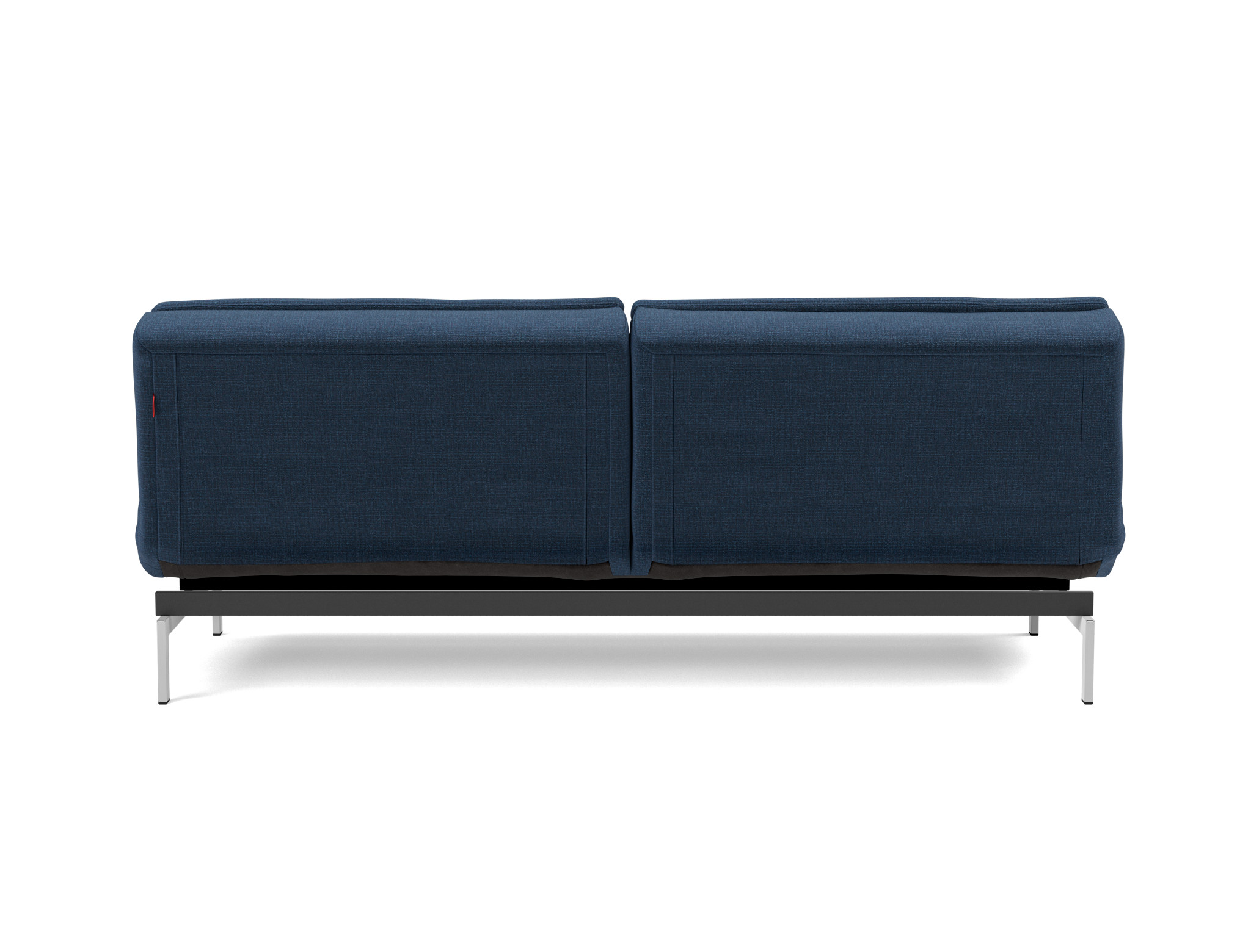 Schlafsofa Dublexo Chenille Esina 414-Indigo-Blue Beine Chrom