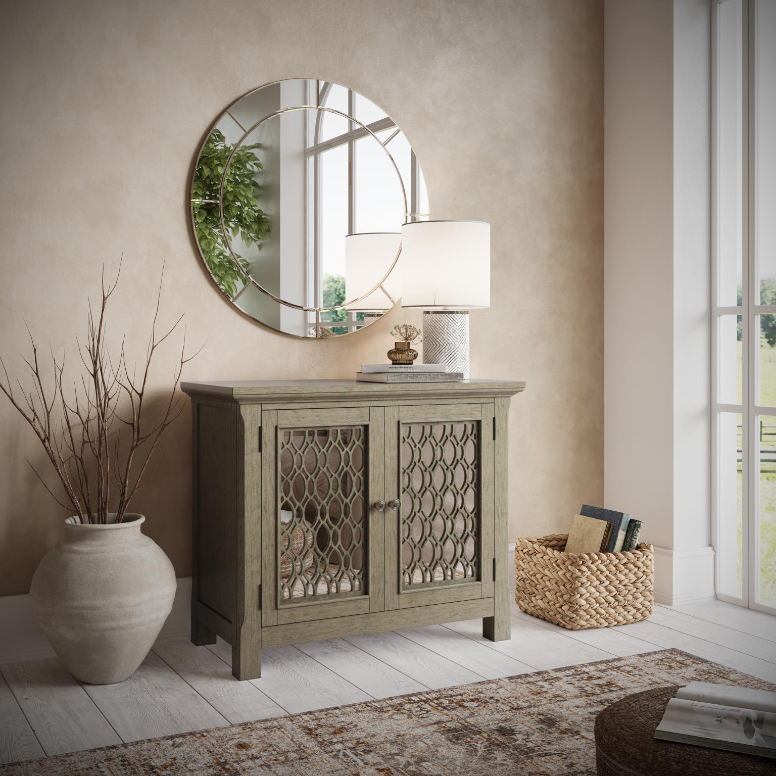 Livin Hill Kommode 2-türig Avola Gold, silberbraun AV2250-38