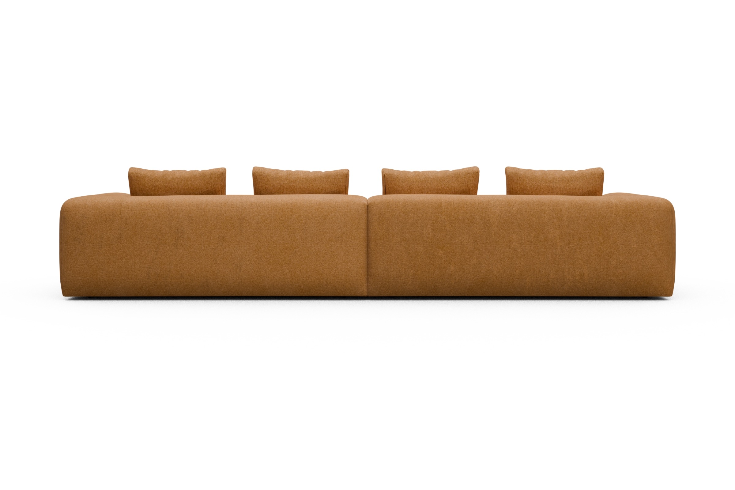 Sofa Modulares XXL Sofa Fred 5-Sitzer Casone-Warm-Yellow