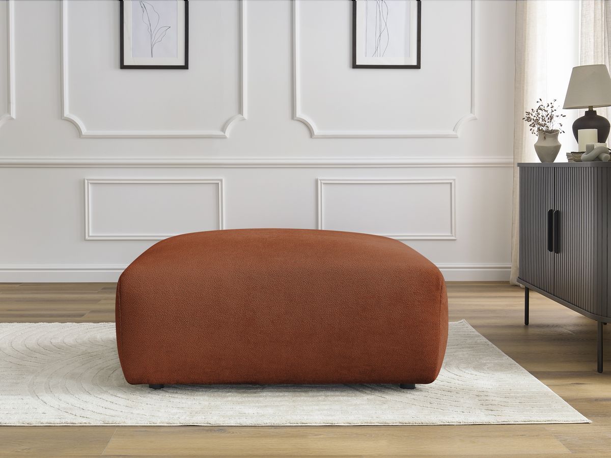 Bobochic Lucien Pouf Stoff Orange
