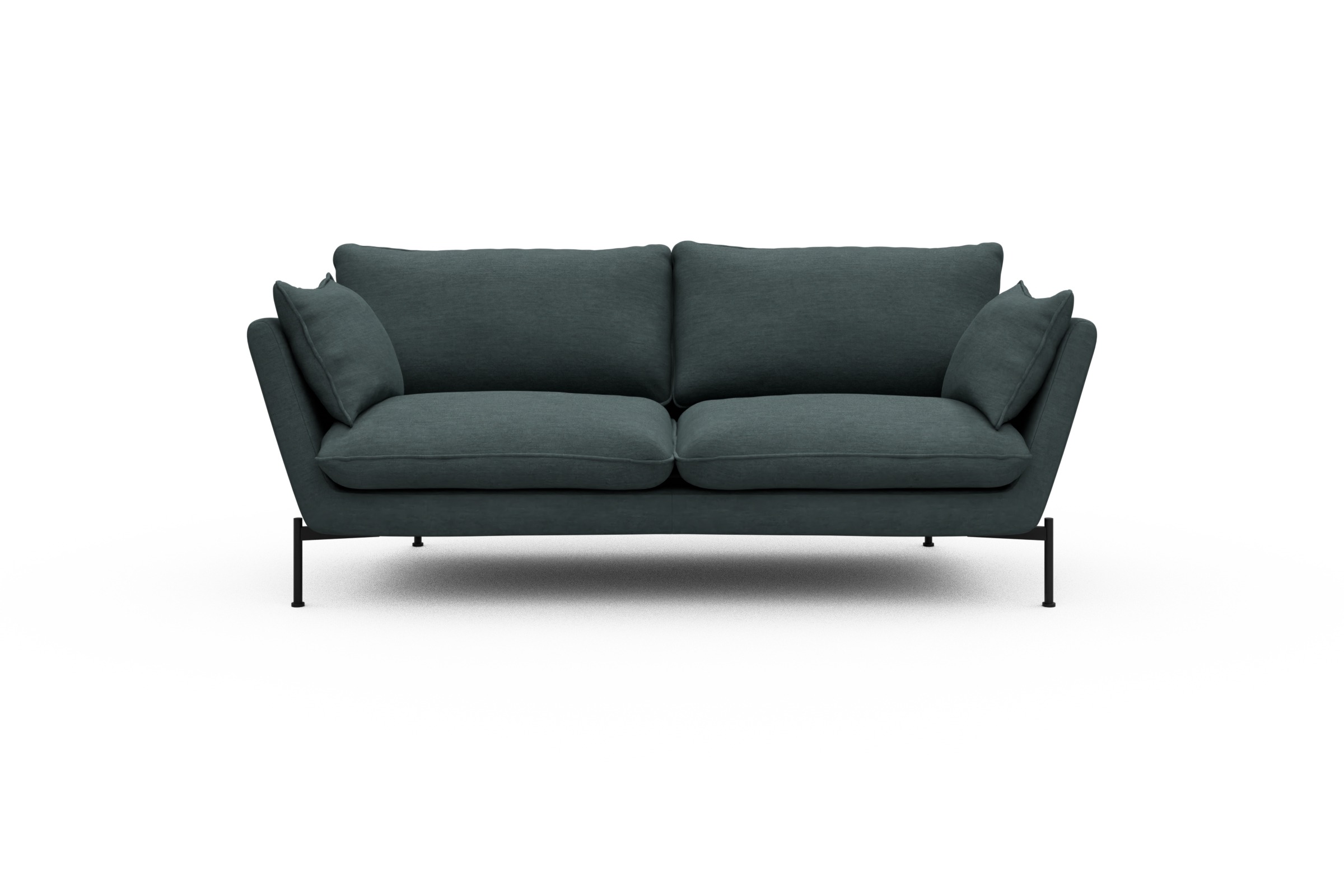Skandi Home Sofa Anton 2-Sitzer Vivus-Blue moebelfaktor