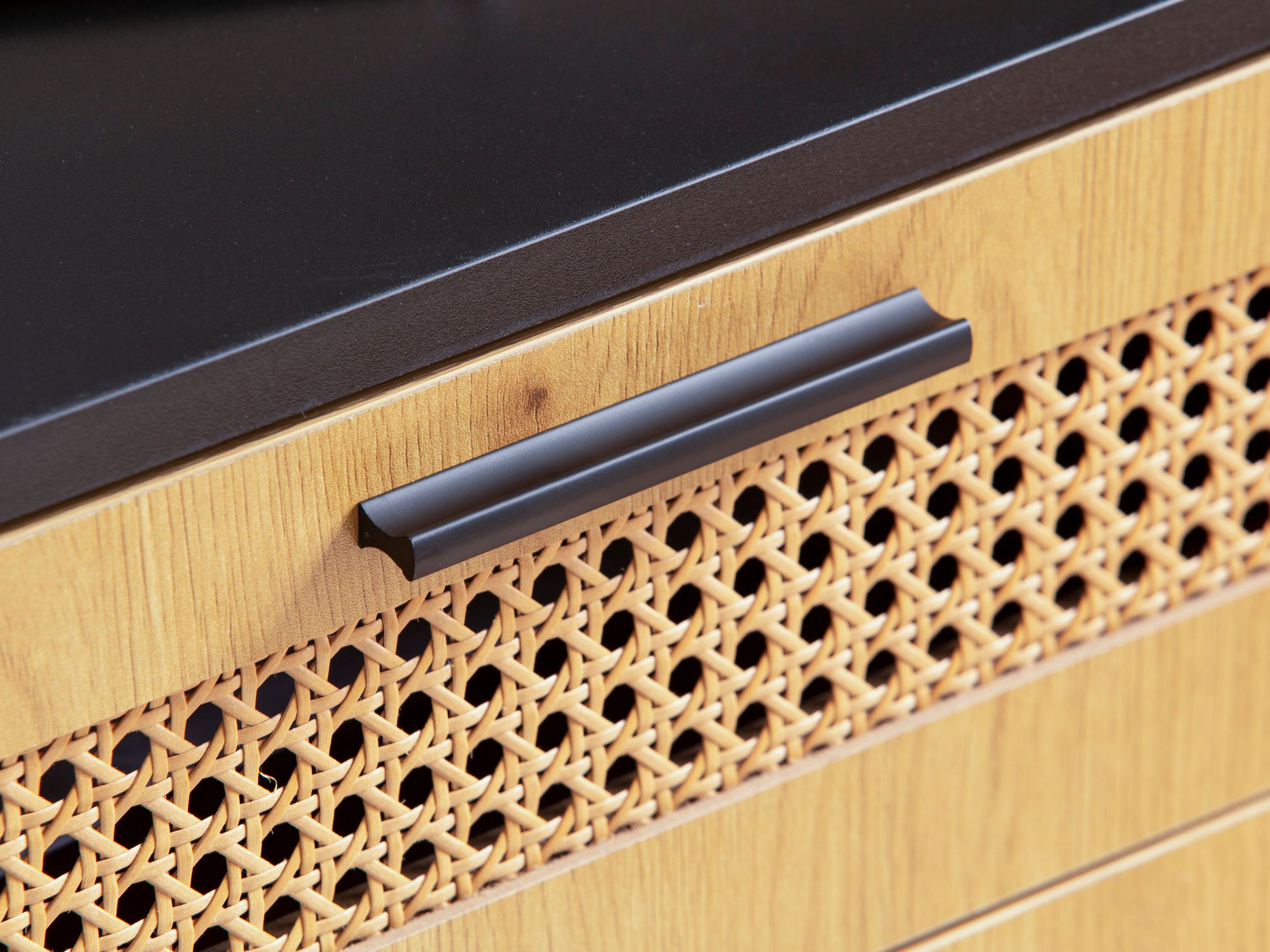 Sideboard Edland Schwarz 80 × 40 × 86,5 cm