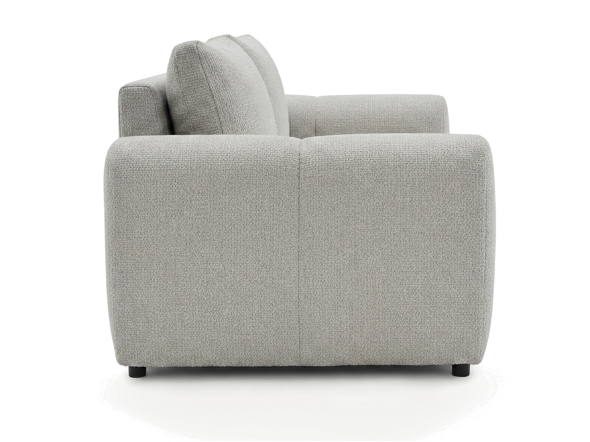 Bobochic Fuji Schlafsofa 3-Sitzer Stoff Hellgrau