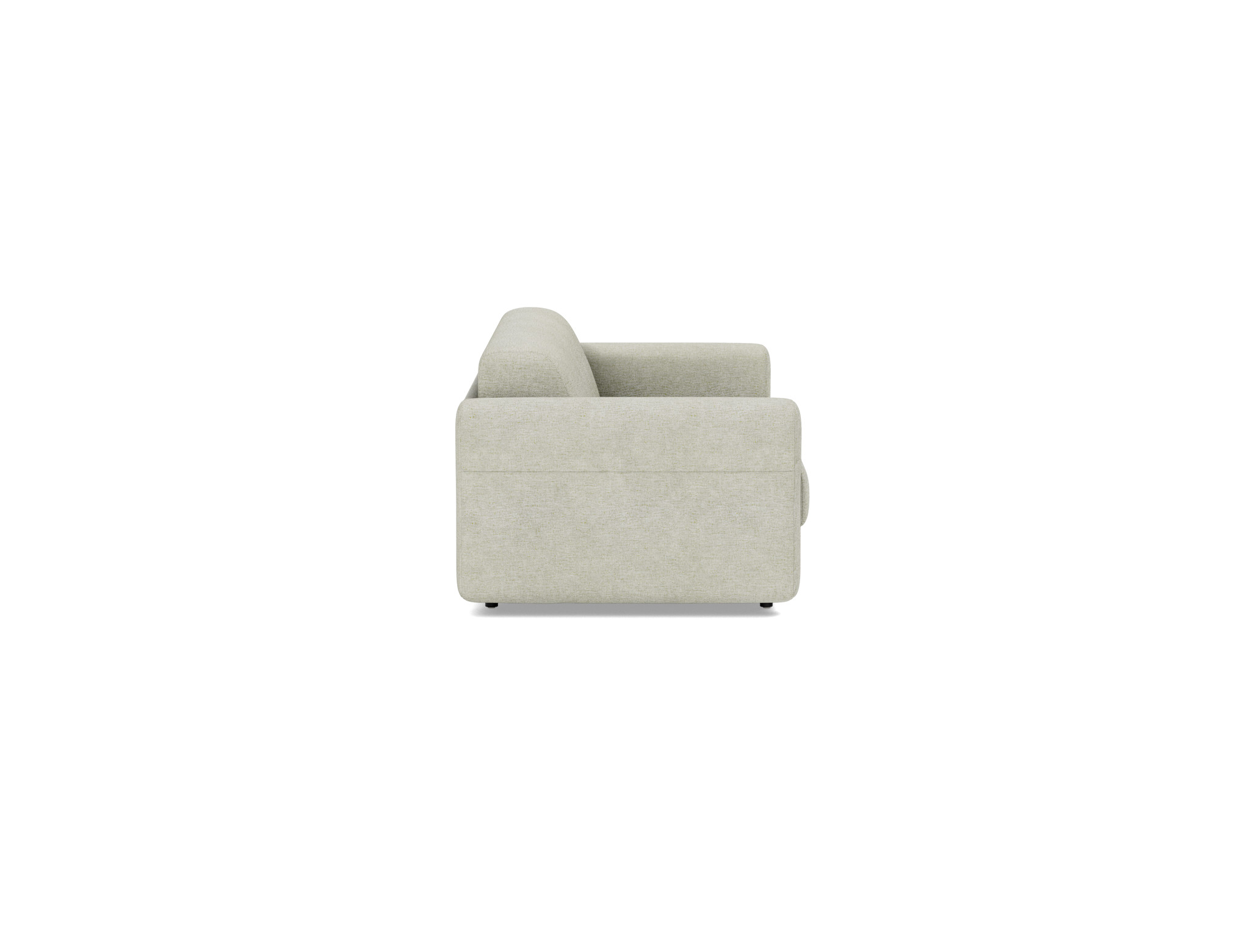 Schlafsofa Killian mit Memory-Matratze 140 Flachgewebe Avella 280-Sand