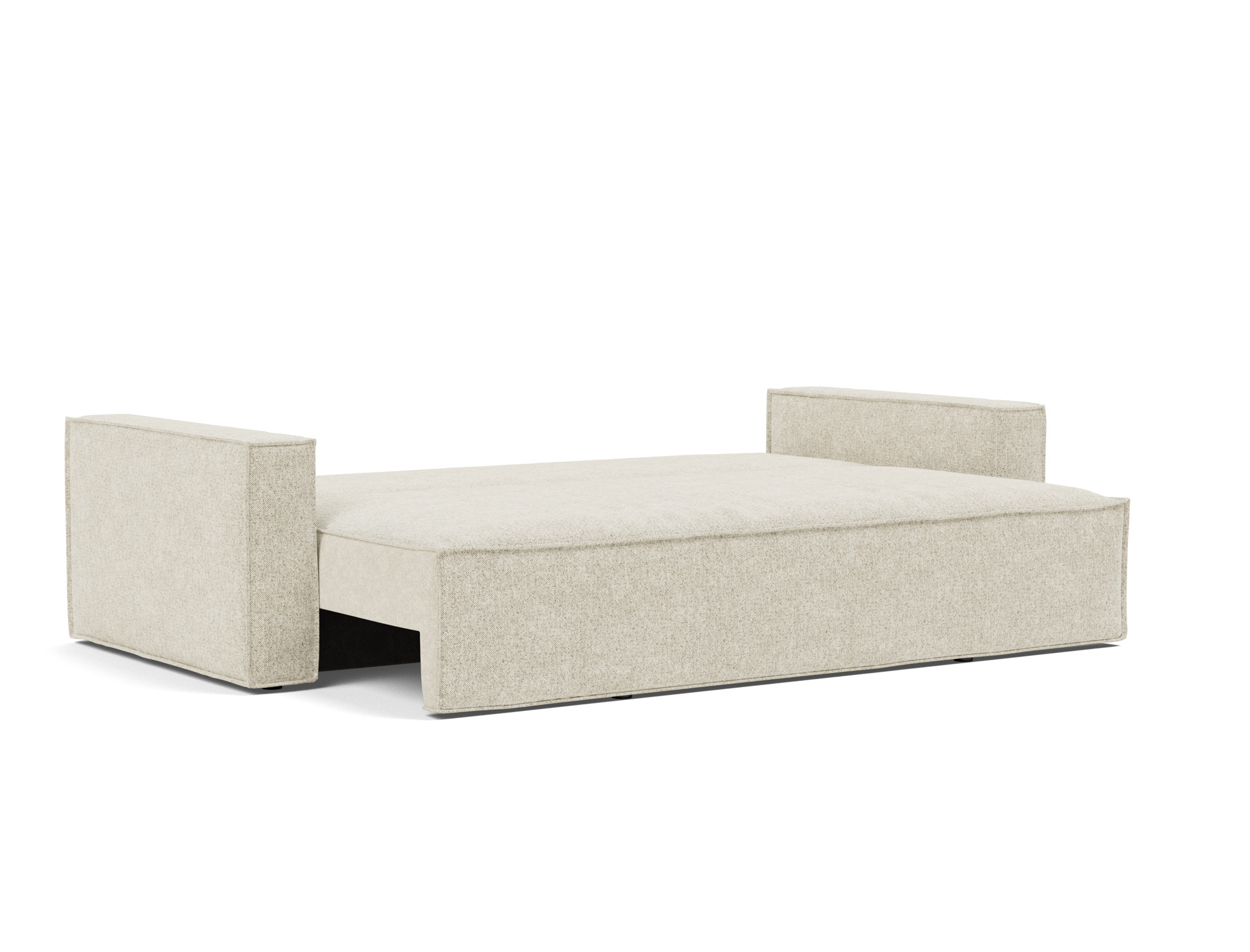 Schlafsofa Newilla Strukturierter Stoff Taura 357-Off-White