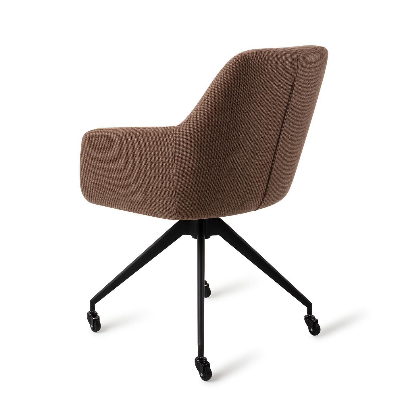 Jesper Home Esszimmerstuhl Hiroo Rustic Rye Glide Schwarz