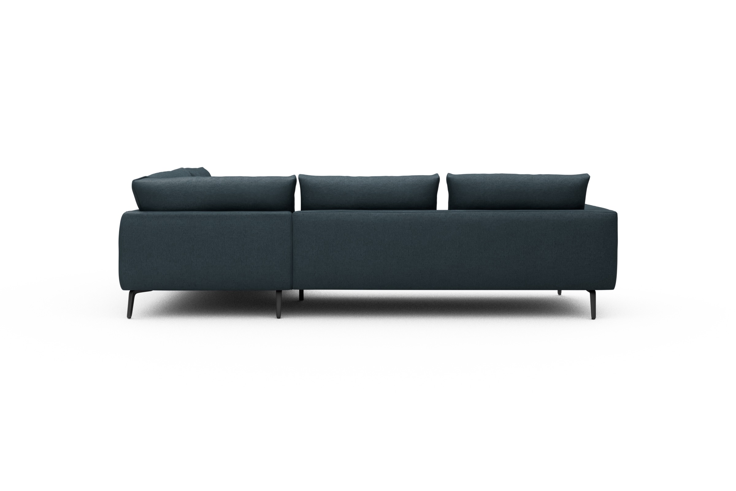 Ecksofa Karl Relax-Ecke rechts mit 2,5-Sitzer Denari-Royal-Blue