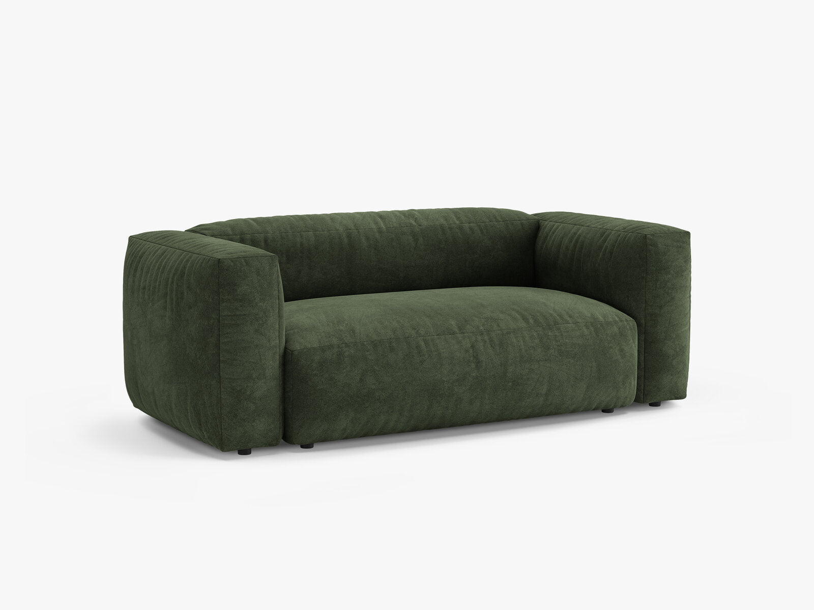Micadoni Martina Sofa 2-Sitzer Samt Vogue Grün