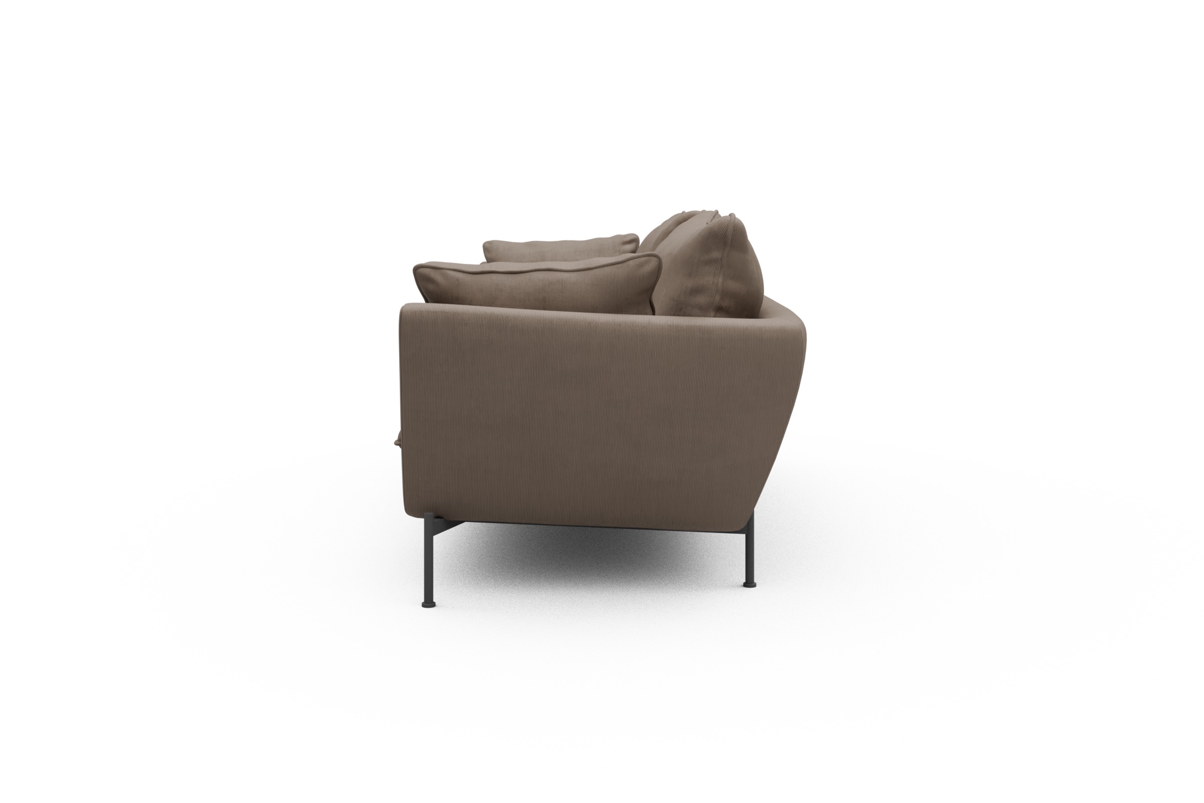 Sofa Anton PREMIUM 3-Sitzer Cordufine-Beige