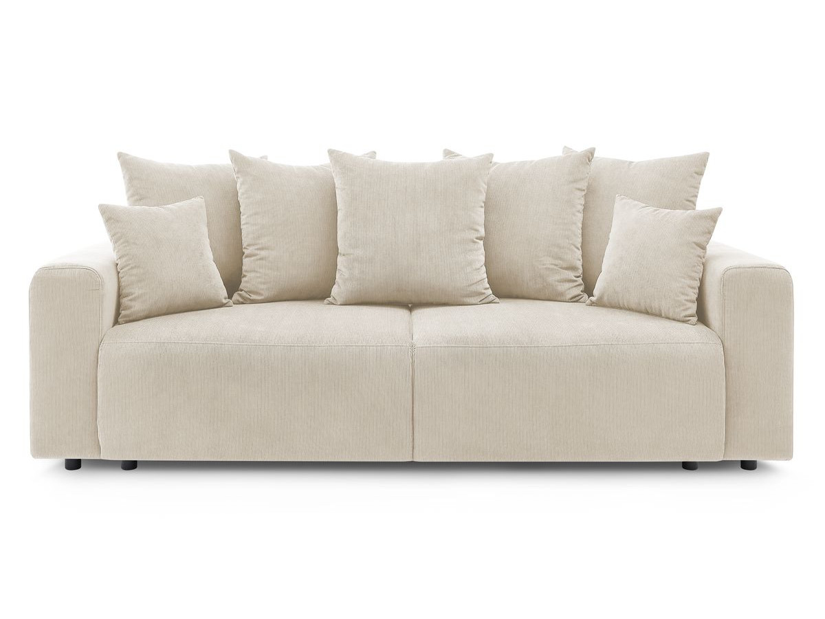 Bobochic Envy Sofa 3-Sitzer Cordsamt Beige