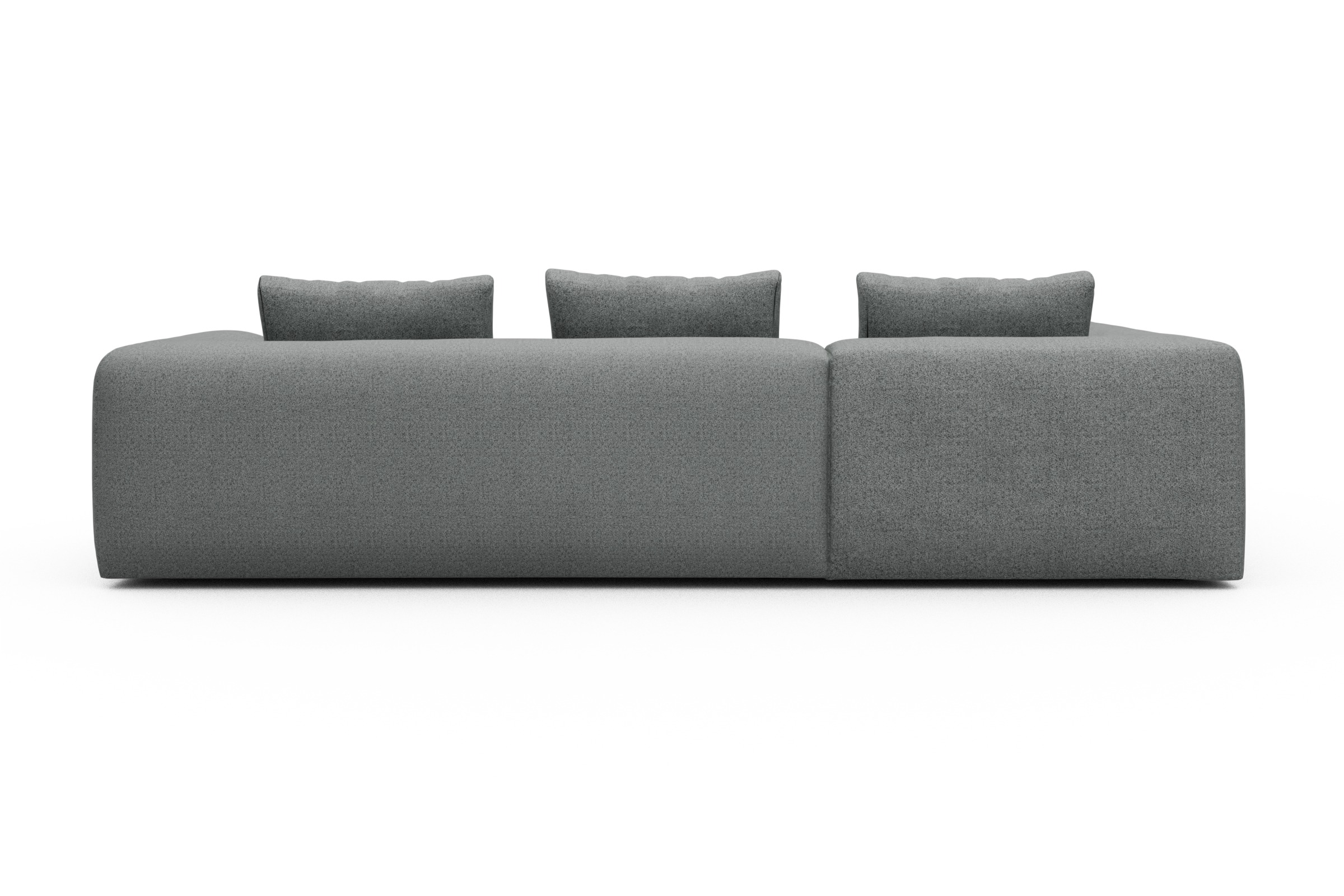 Ecksofa Fred Relax-Ecke links mit 2,5-Sitzer Aivi-Gravet-Grey
