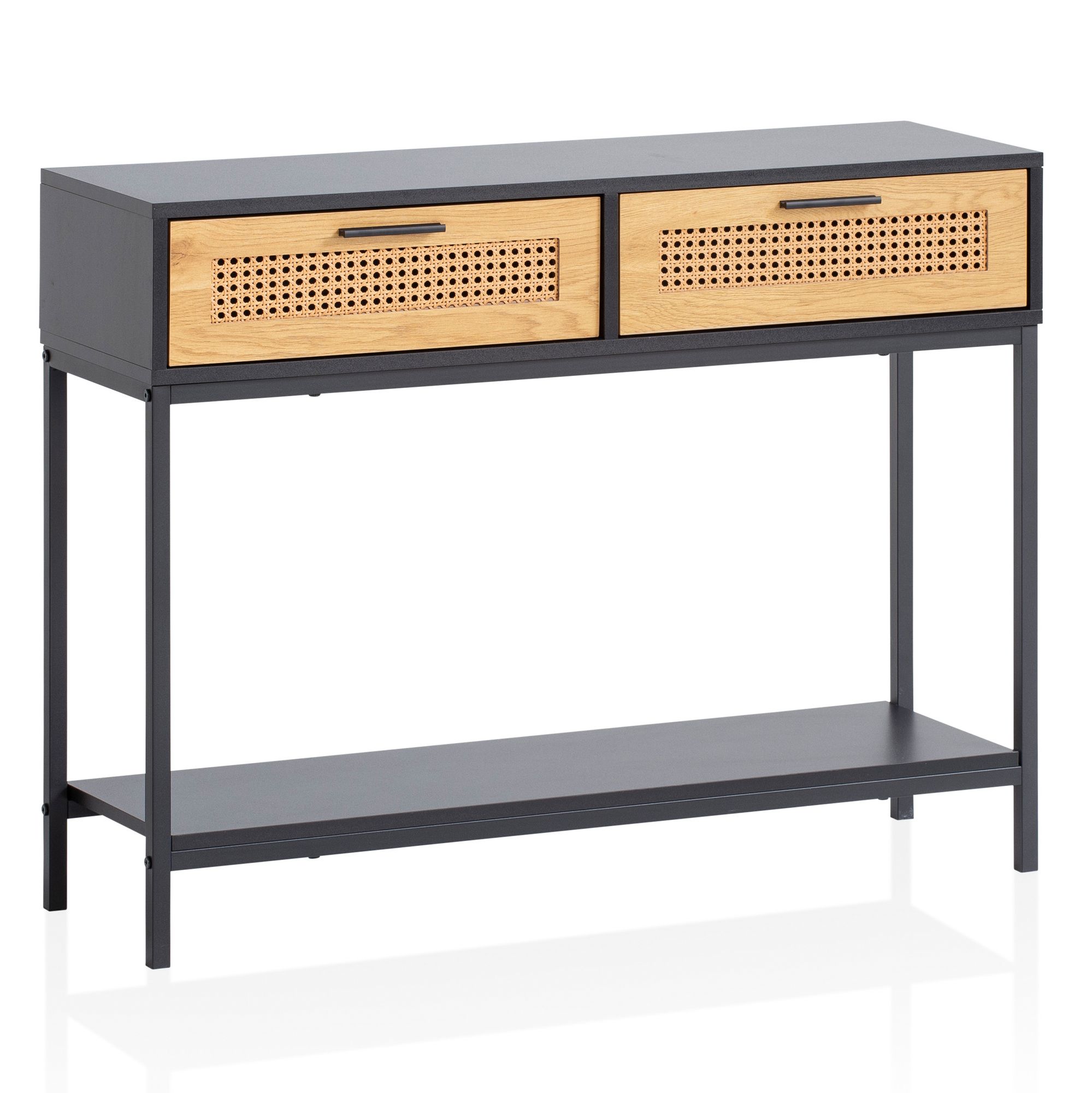 Konsolentisch Djupvik Schwarz 100 × 30 × 75 cm