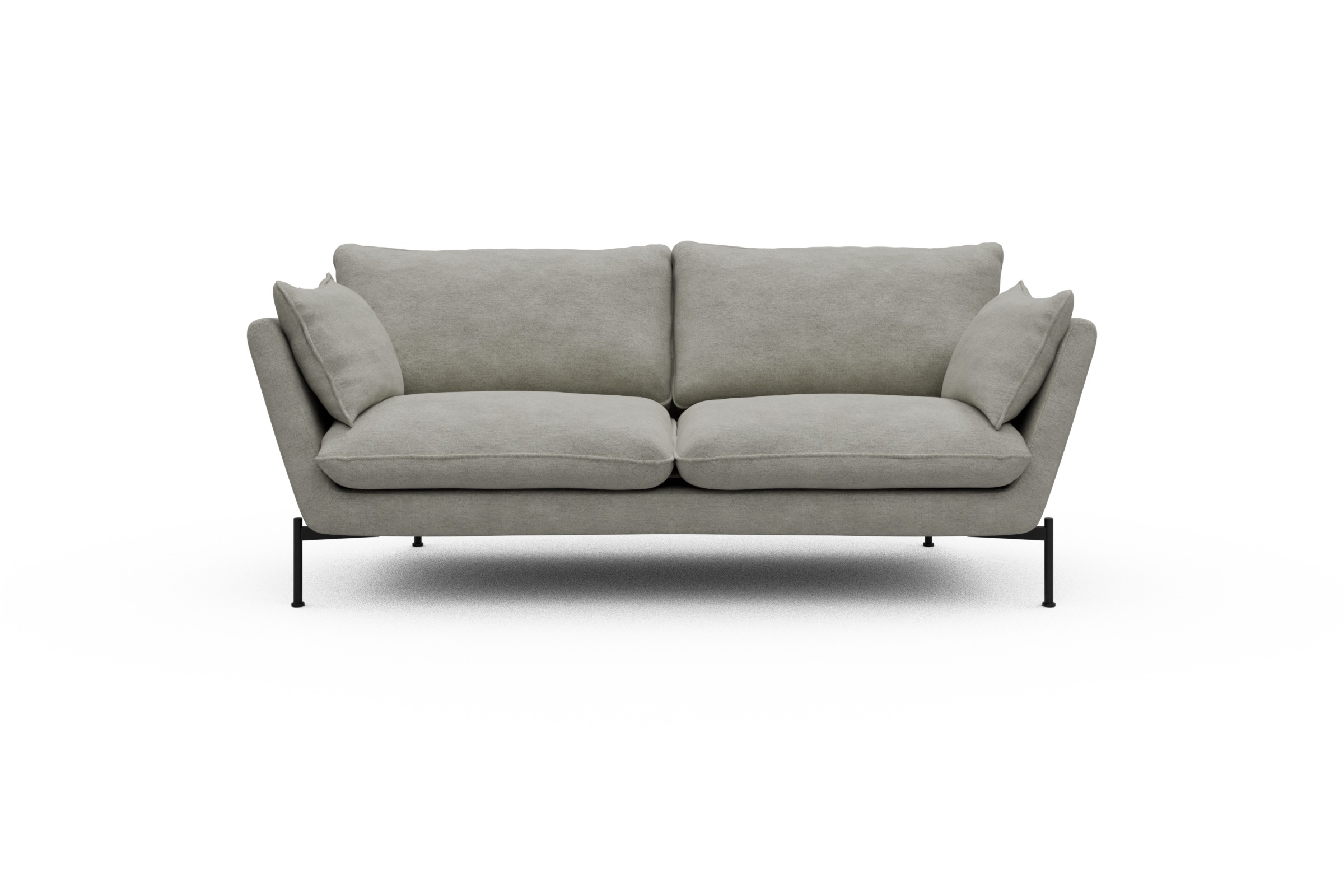 Skandi Home Sofa Anton 2-Sitzer Carreno-Moon-Stone-White moebelfaktor