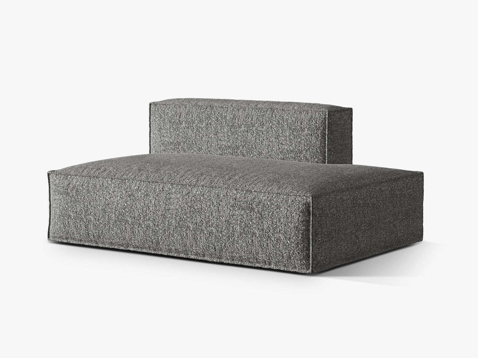 Micadoni Modul Nuria 3-Sitzer Rechts Boucle Graphit