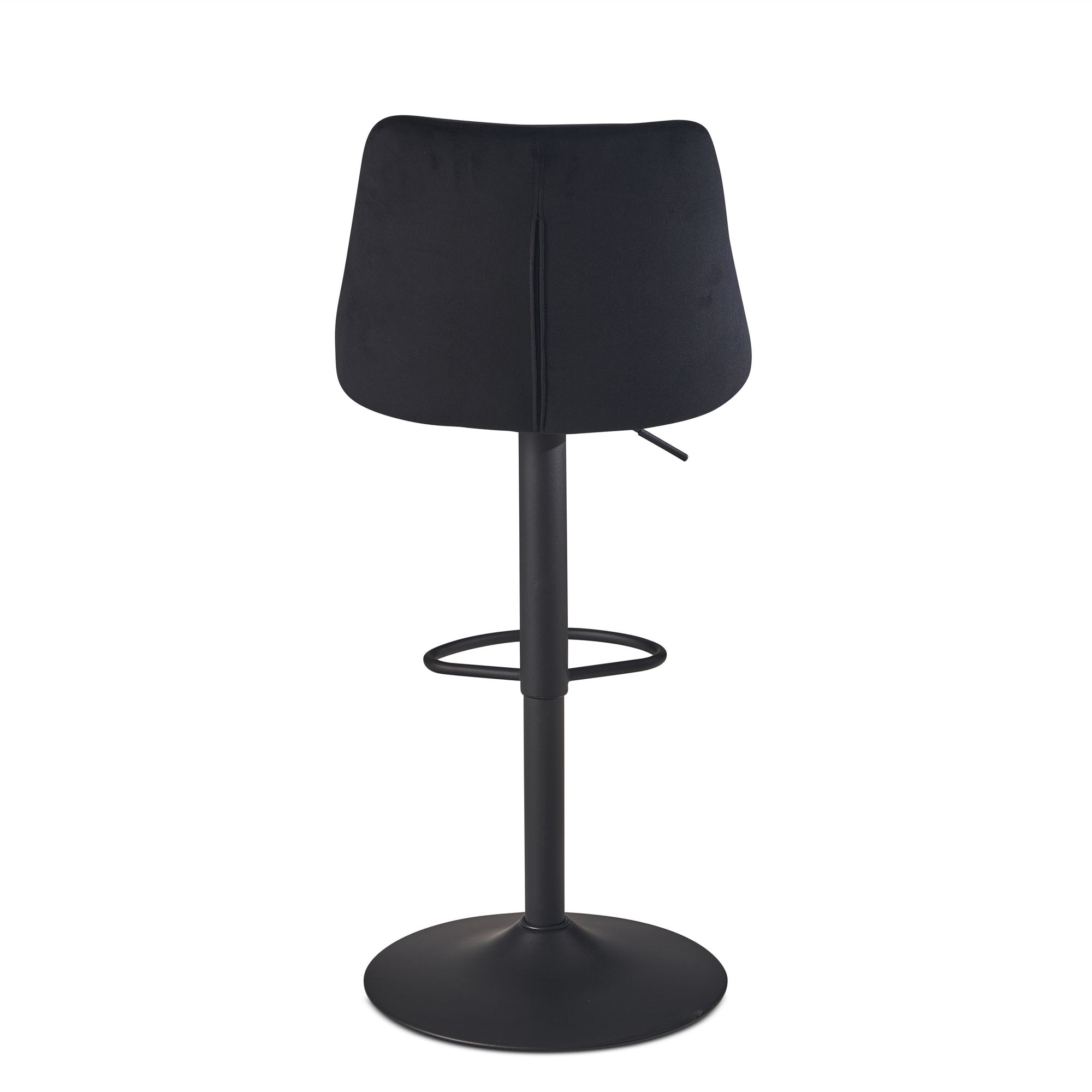 Barhocker Gurskoy Samt Schwarz 45 × 51 × 106 cm
