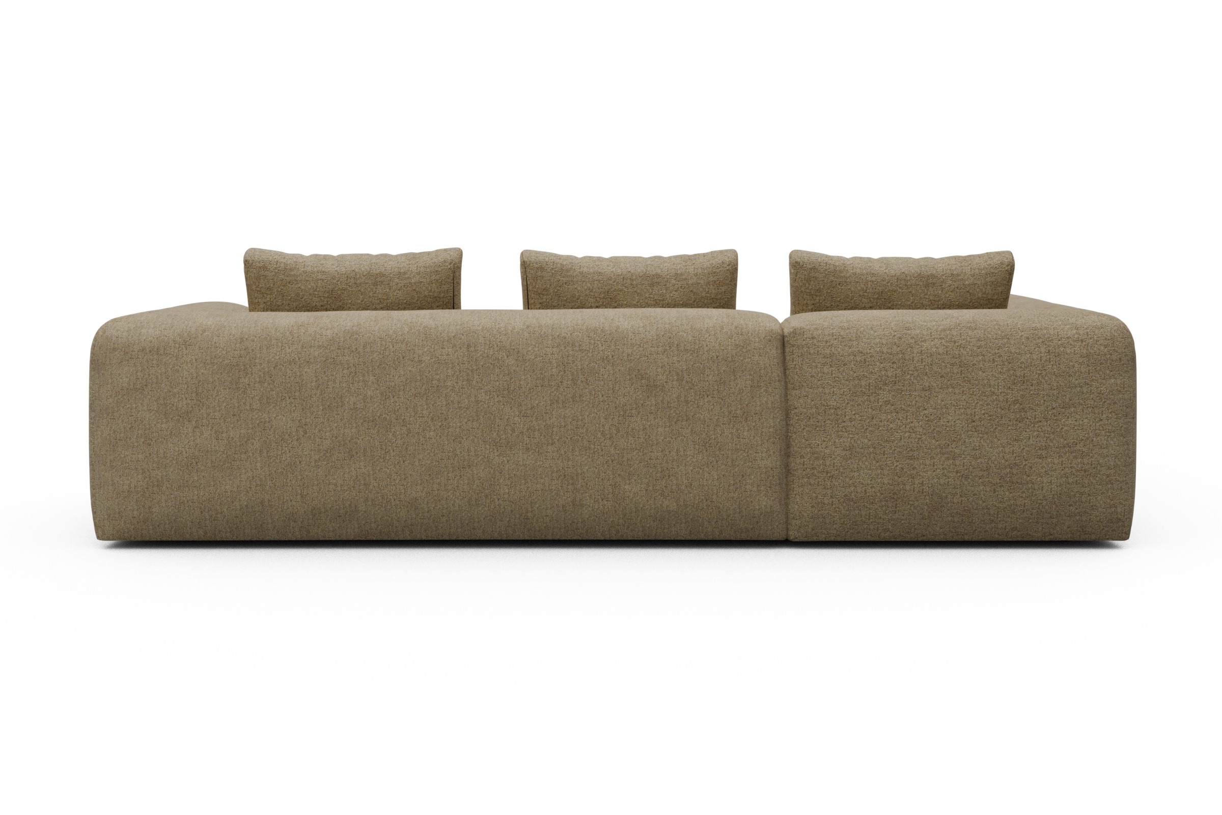 Ecksofa Fred 2x 2,5-Sitzer links offen Carreno-Silician-Yellow