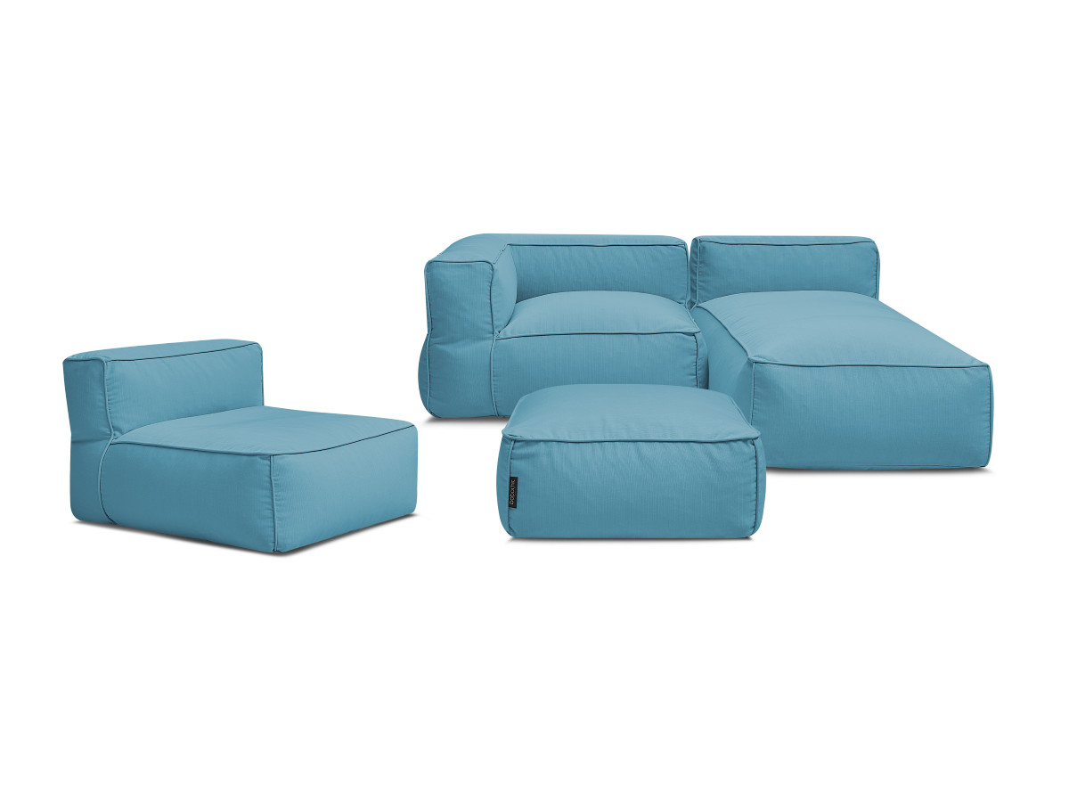 Stoff · Hellblau