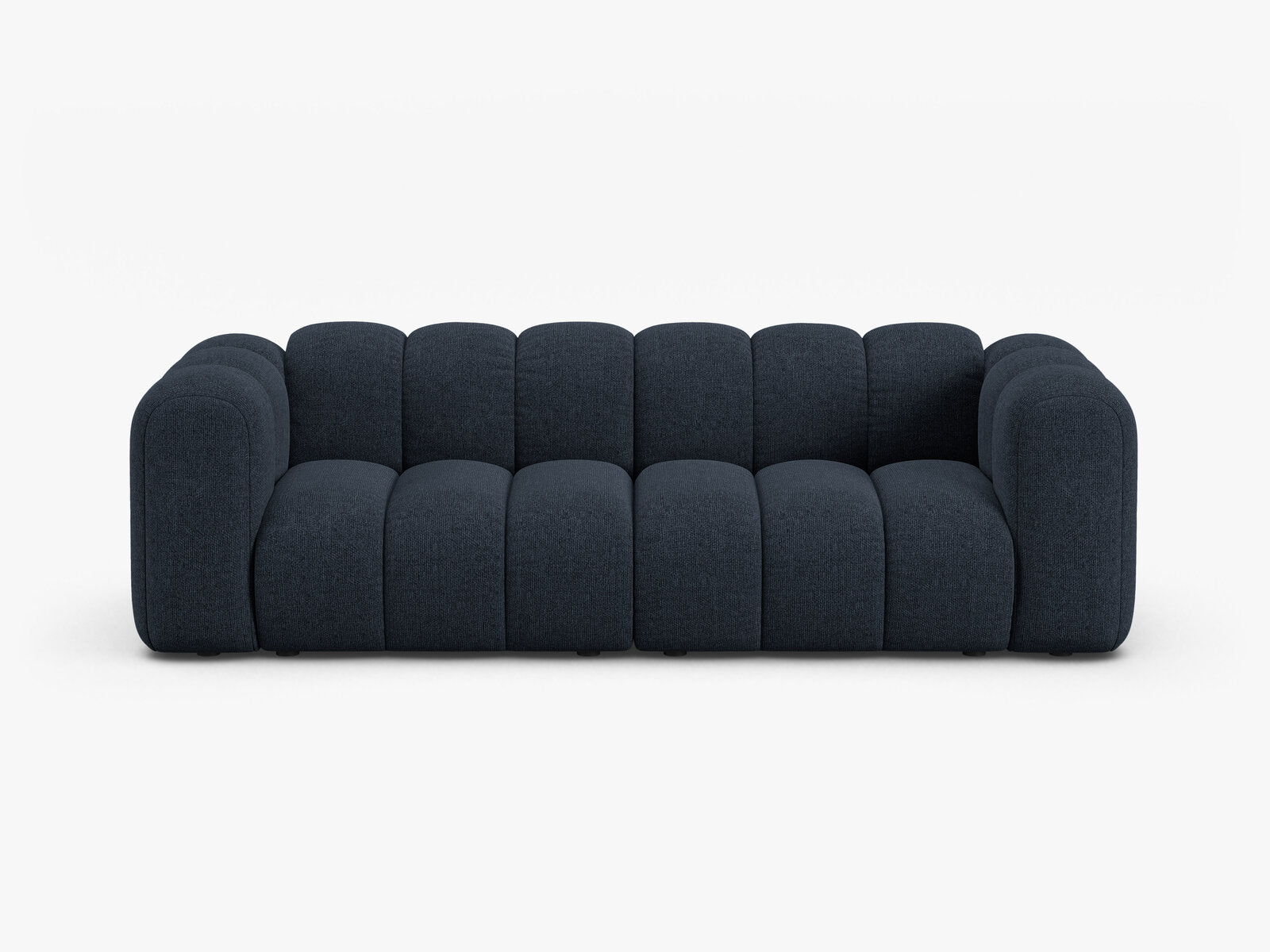 Micadoni Sofa Lupine 3-Sitzer Chenille Eden Marineblau