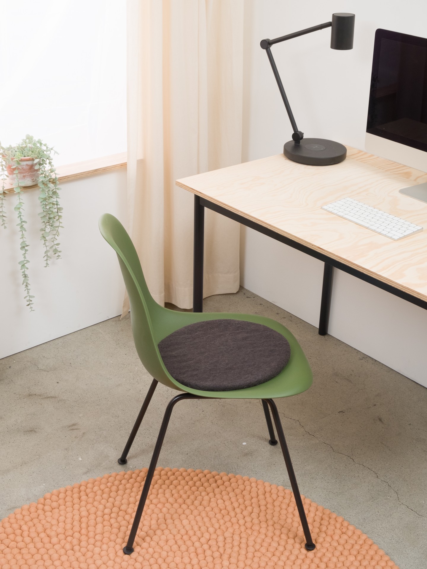 myfelt Kuno - Flache Sitzauflage rund