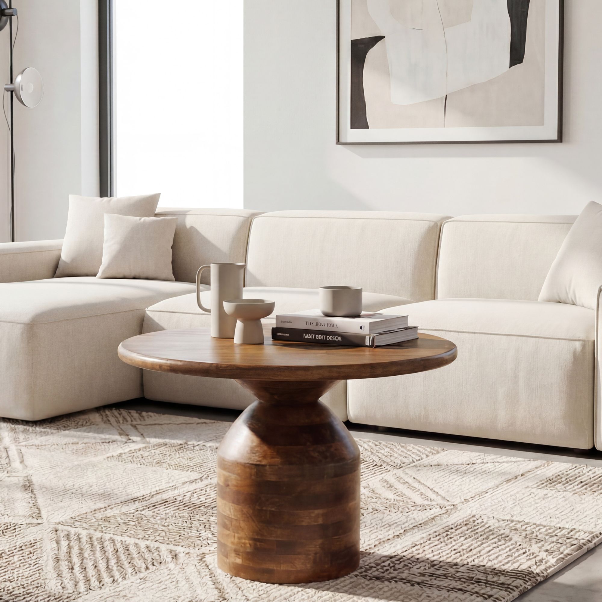 Couchtisch Vaksdal Massivholz Mango Höhe 41,5 cm
