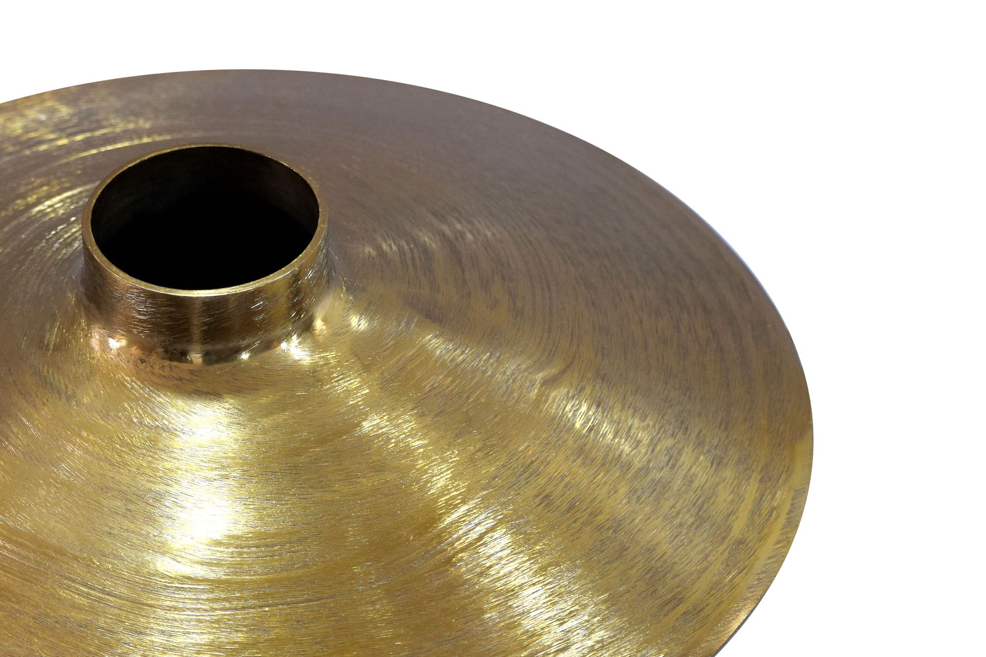 Tischvase Skoppum Aluminium Gold Ø 35 cm