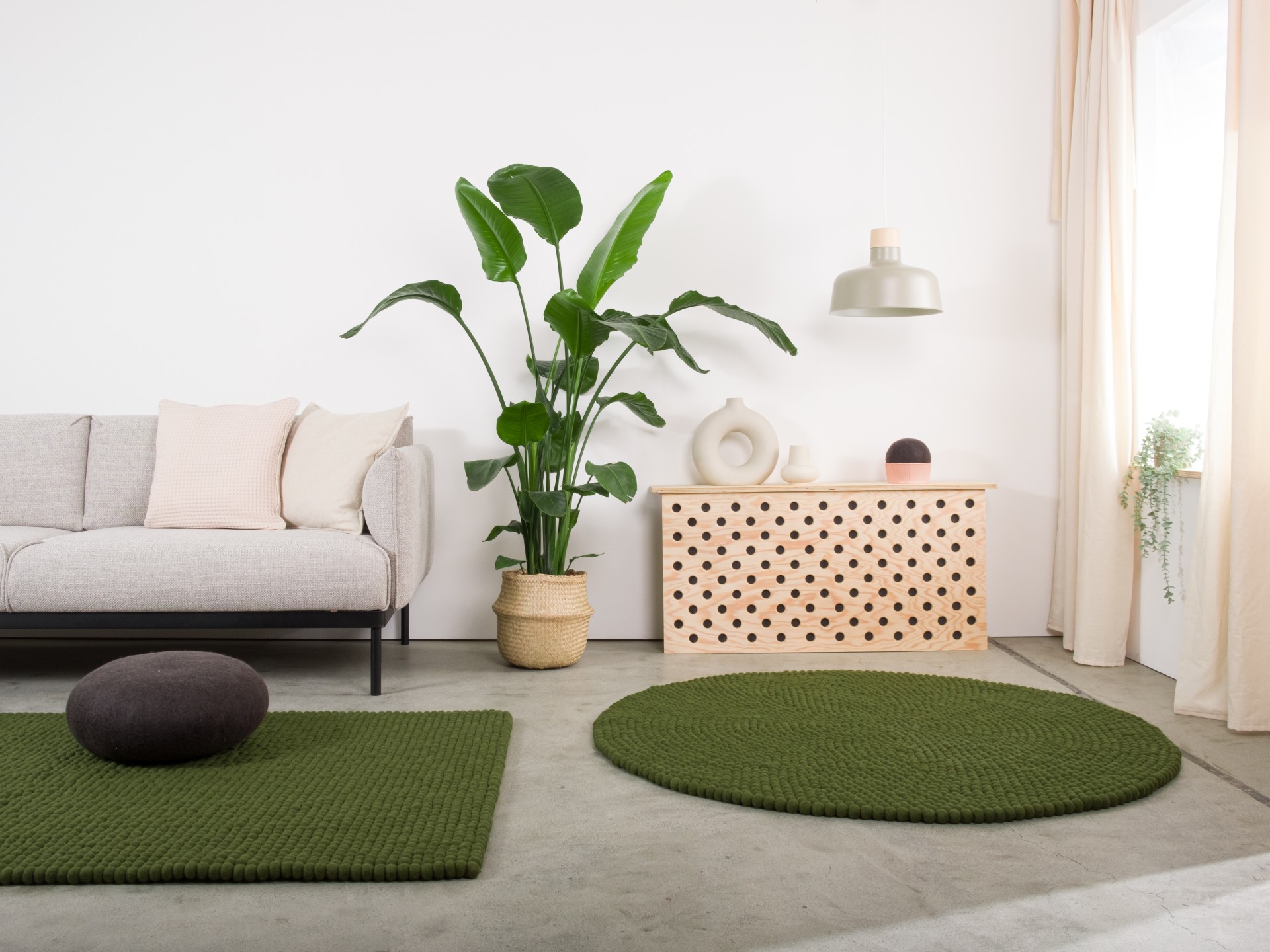myfelt Jost Filzkugelteppich - 140 cm