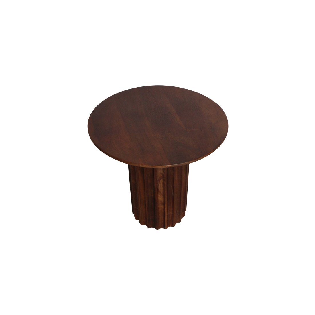 Raw Materials Bullnose Beistelltisch Reversed braun Ø 50cm