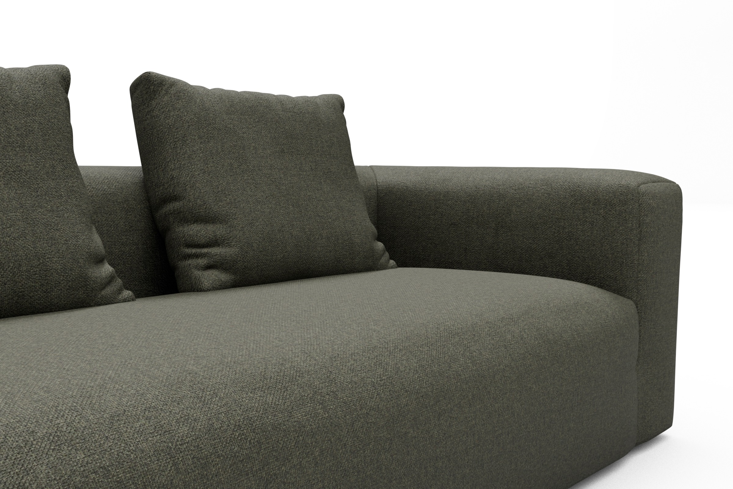 Sofa Fred 3-Sitzer Sama-Winter-Moss