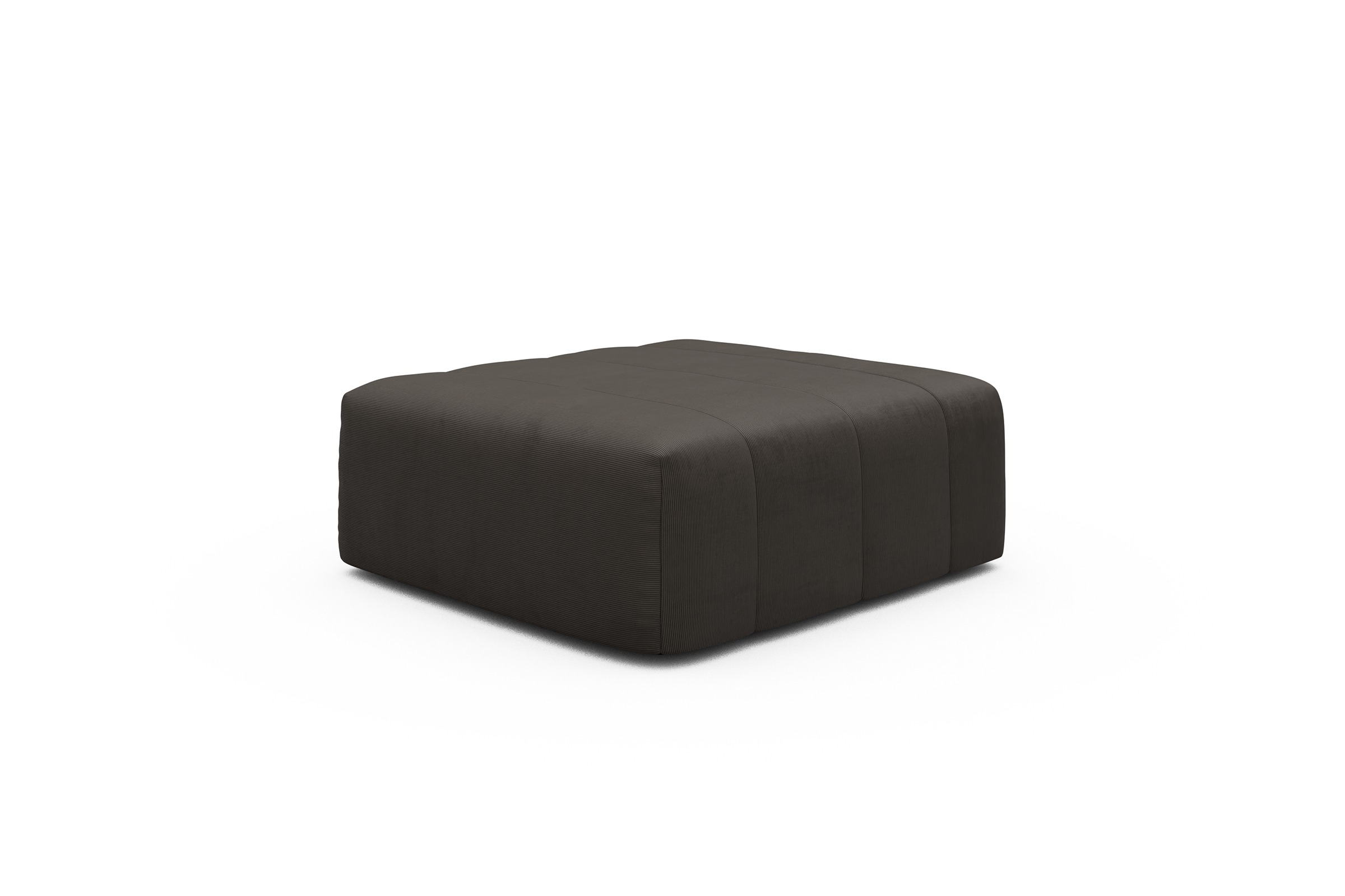 Sitzhocker Hugo Ottomane Cordufine-Taupe