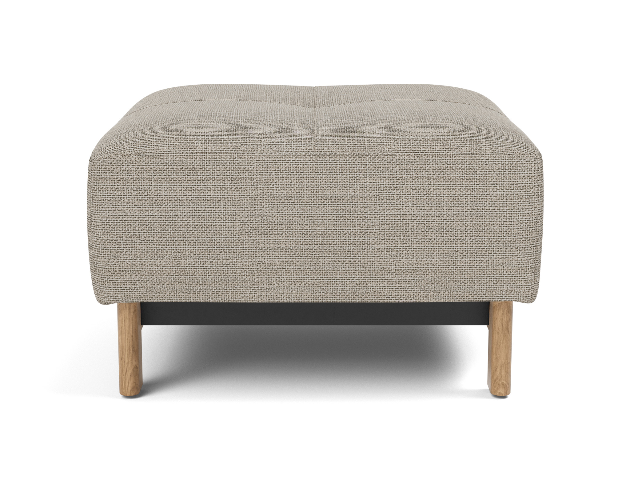 Hocker Pyxis Strukturierter Stoff Kenya 579-Gravel