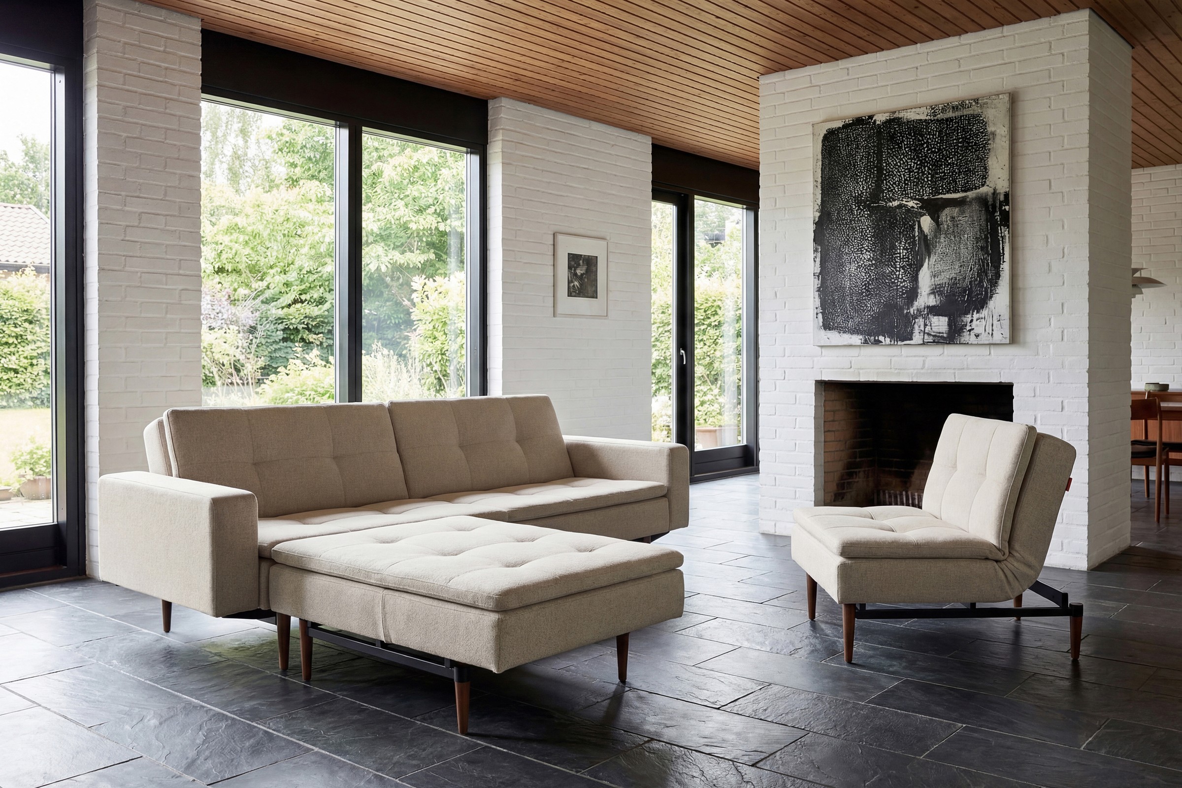 Schlafsofa Dublexo mit Armlehnen
