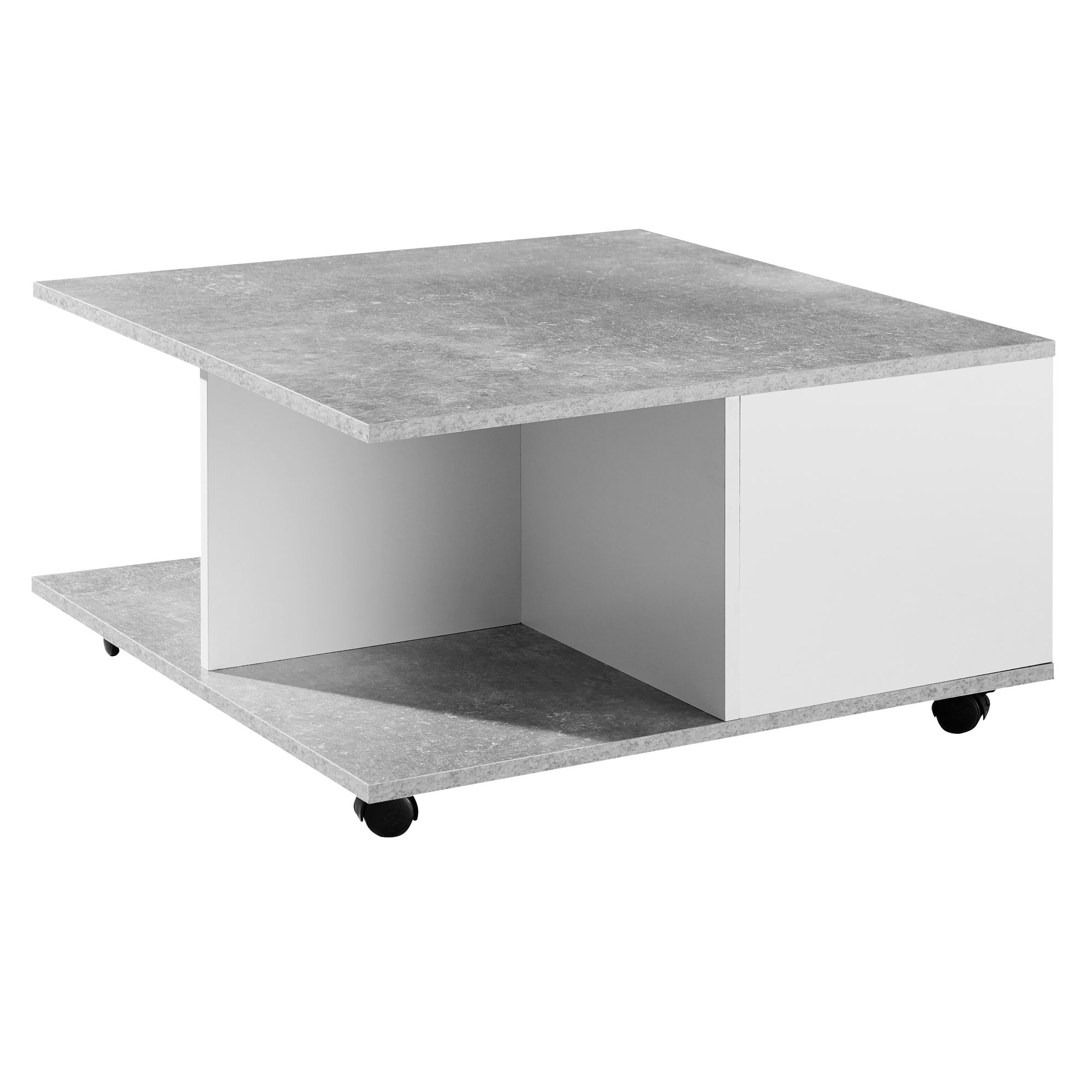Couchtisch Spentrup Weiß 70 × 70 × 36,5 cm