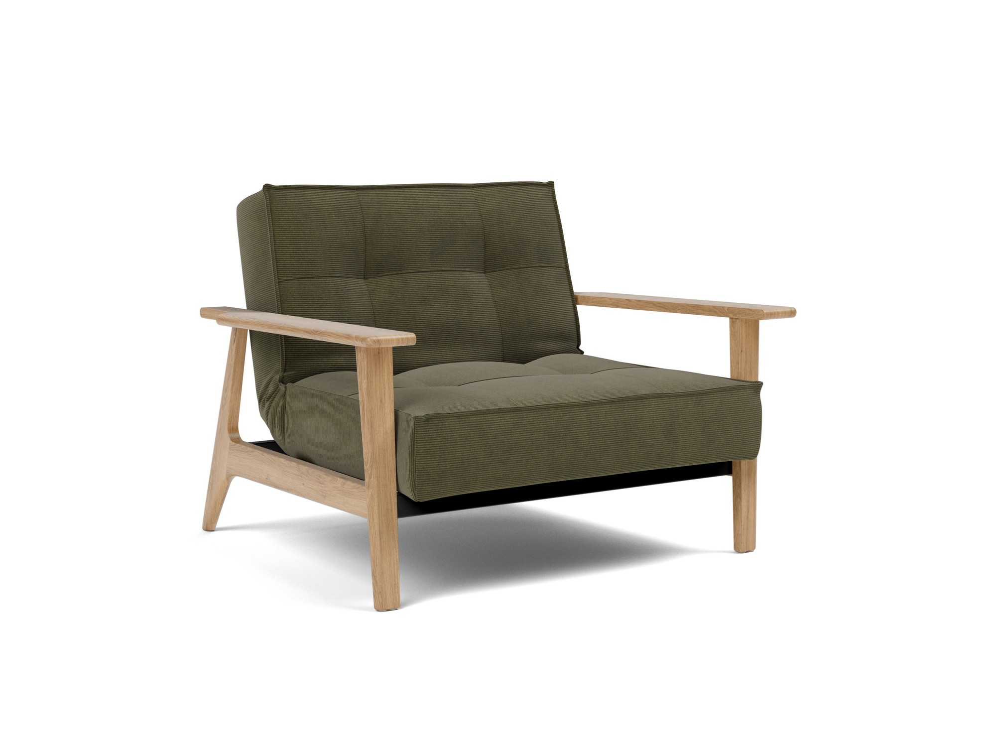 Sessel Splitback Frej Kord Cordufine 316-Pine-Green