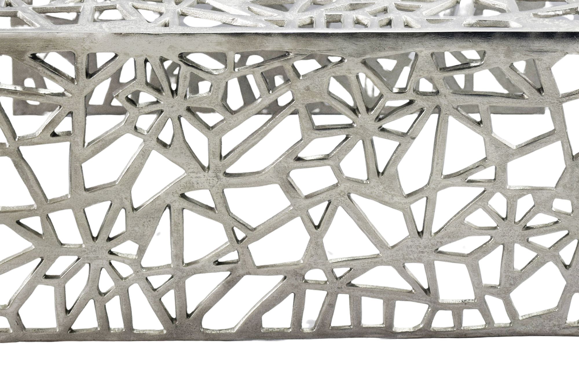 Couchtisch Langevag Aluminium Silber 60 × 60 × 31 cm