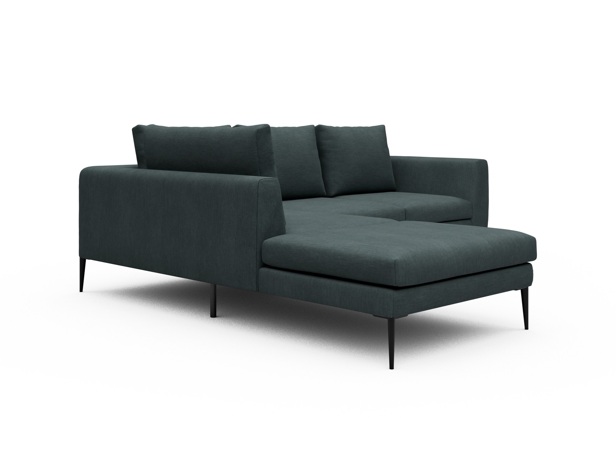 Skandi Home Ecksofa Paul Relax-Ecke links mit 2-Sitzer Vivus-Blue moebelfaktor