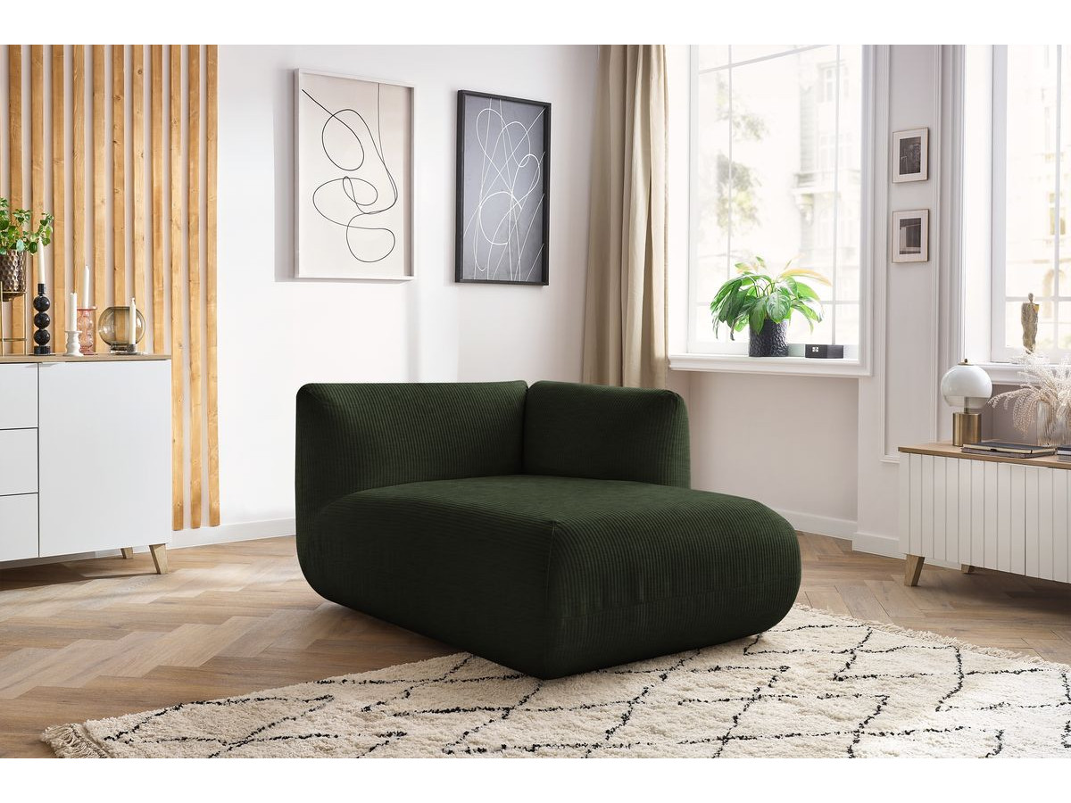 Bobochic Lecomte Méridienne-Modul Strukturstoff Grün