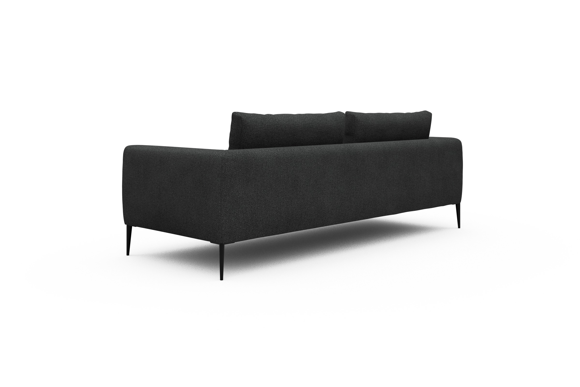 Sofa Paul 3-Sitzer Boucle-Charcoal