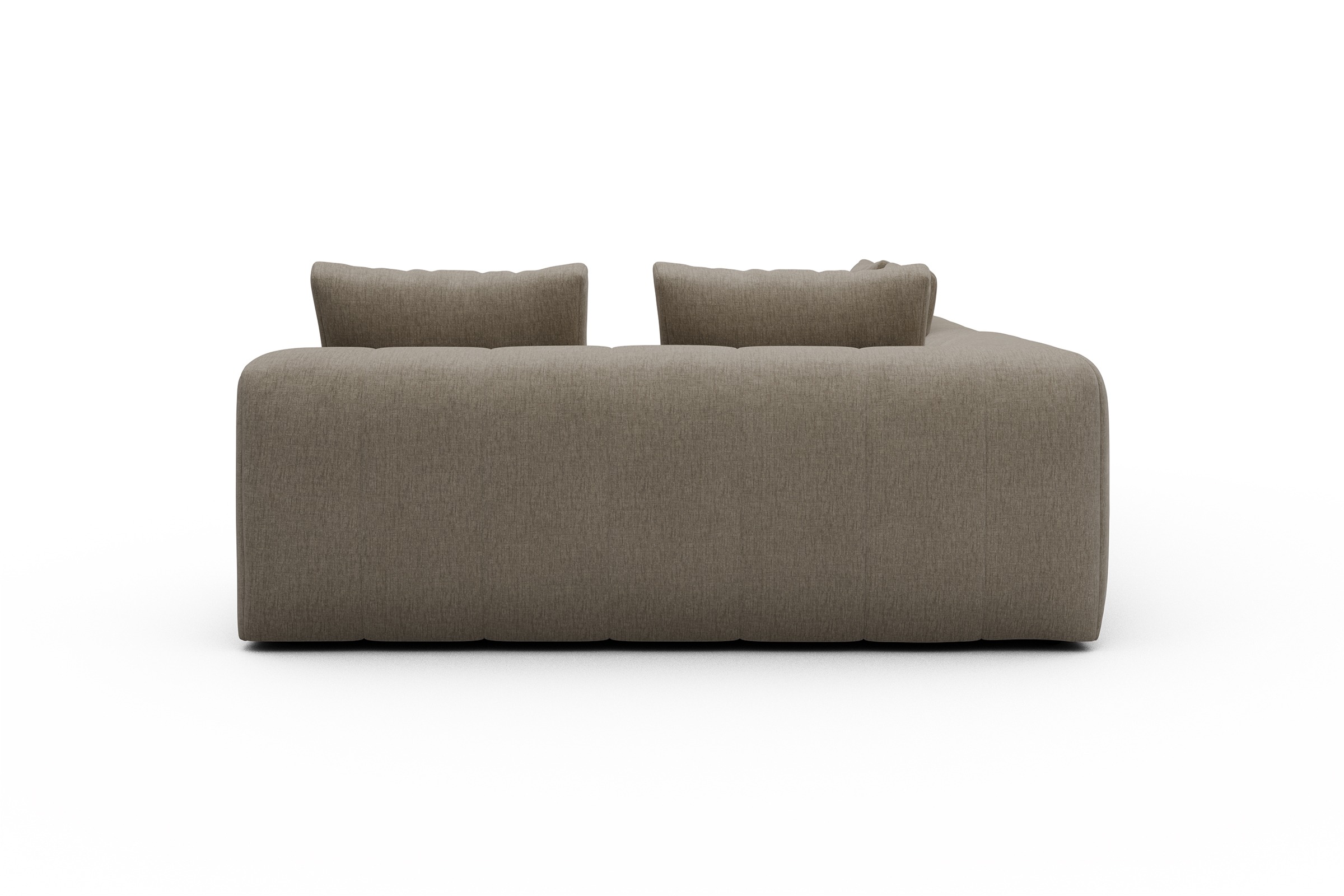 Ecksofa Hugo 2x 2,5-Sitzer Armlehne links Smooth-Belge