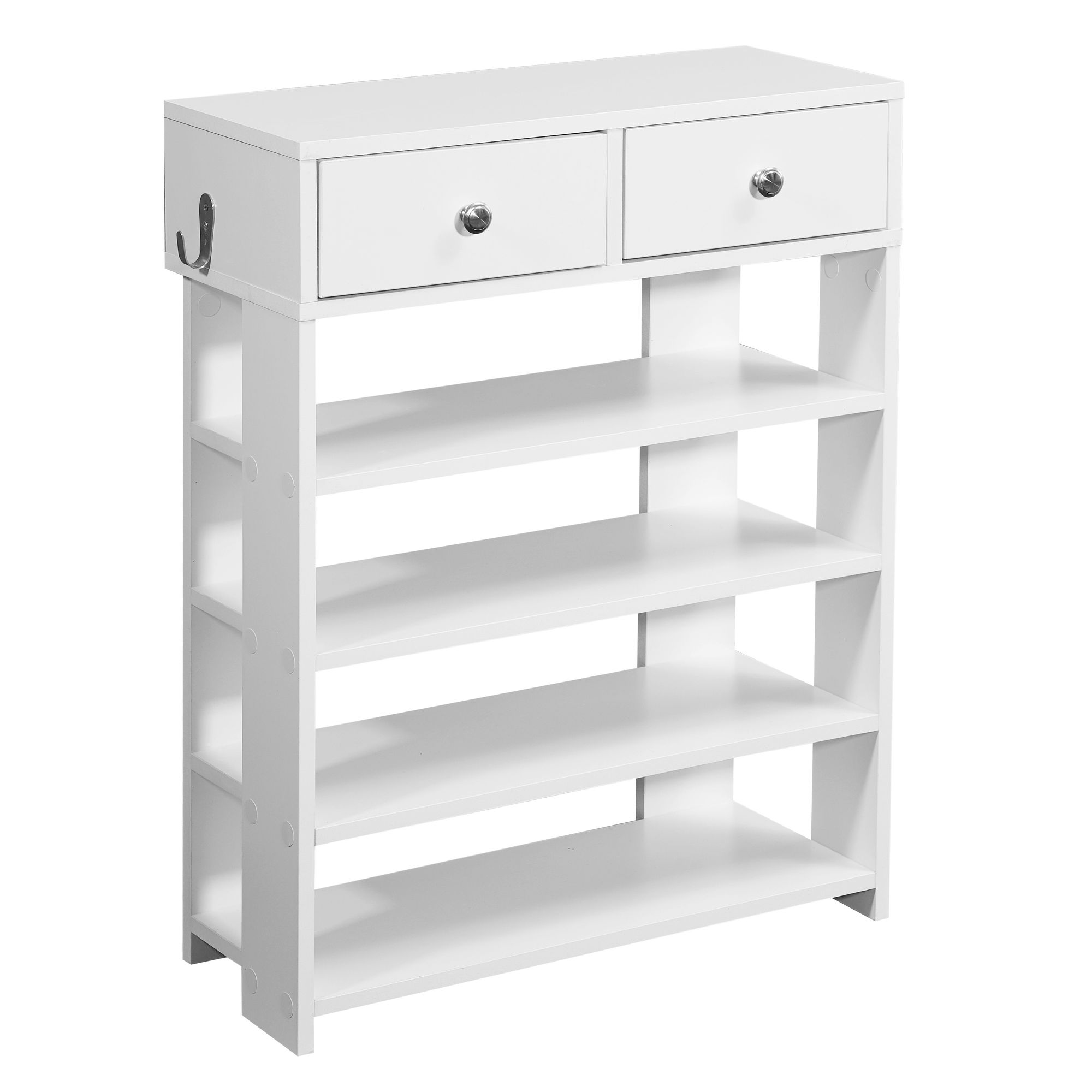 Schuhregal Suldrup Weiß 60 × 24 × 79 cm