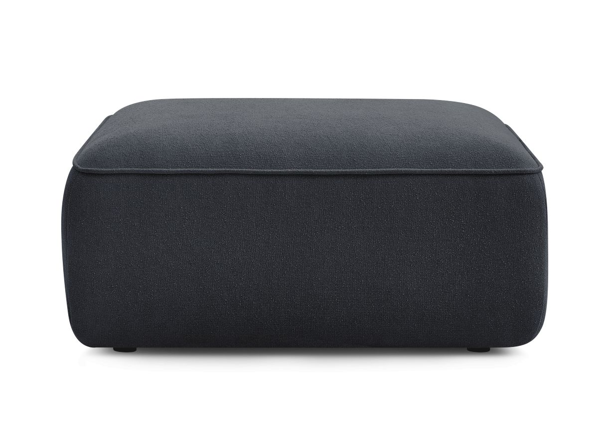 Bobochic Zephyr Pouf Strukturstoff Dunkelblau