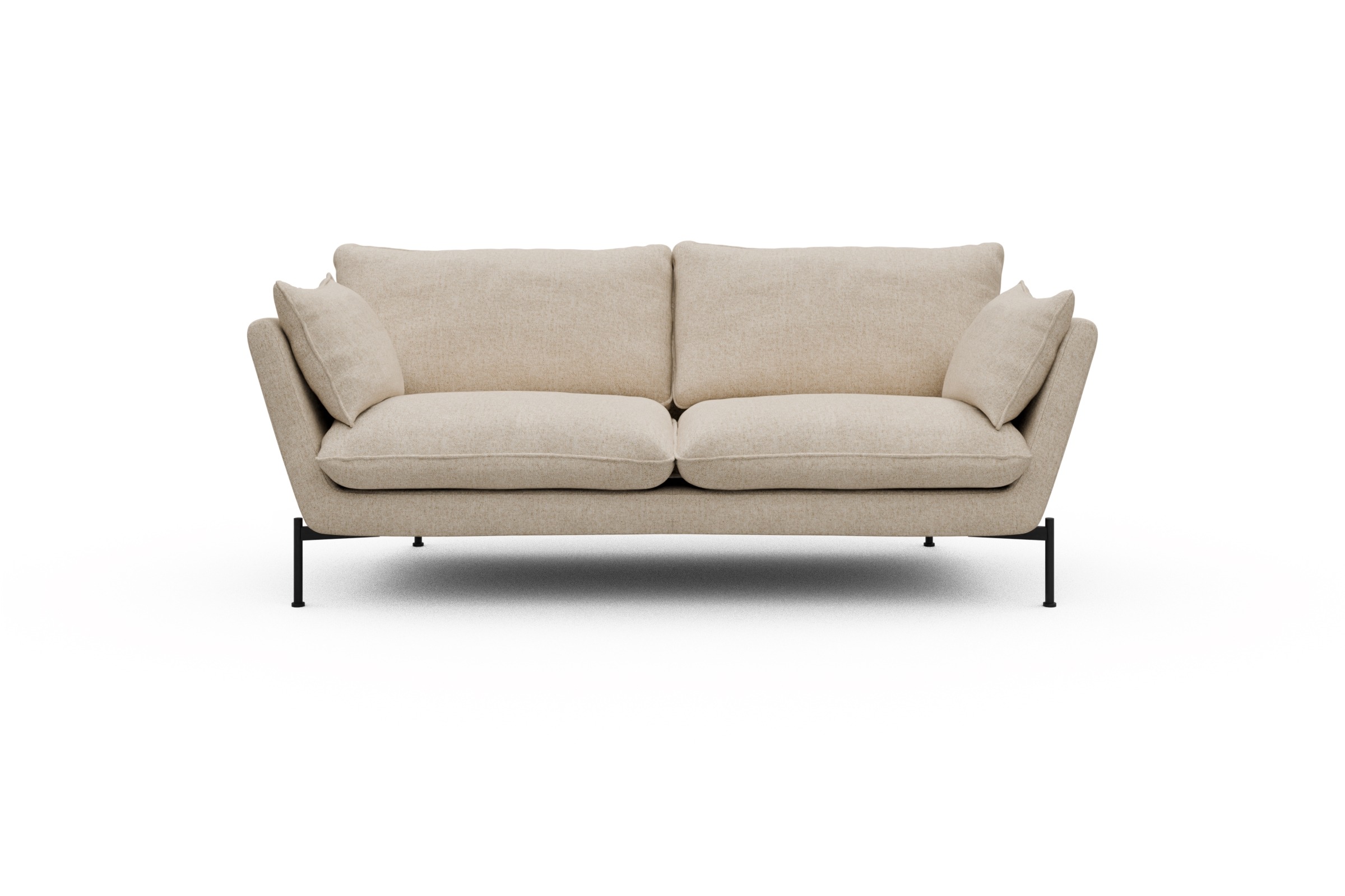 Skandi Home Sofa Anton 2-Sitzer Casone-Natural-Beige moebelfaktor