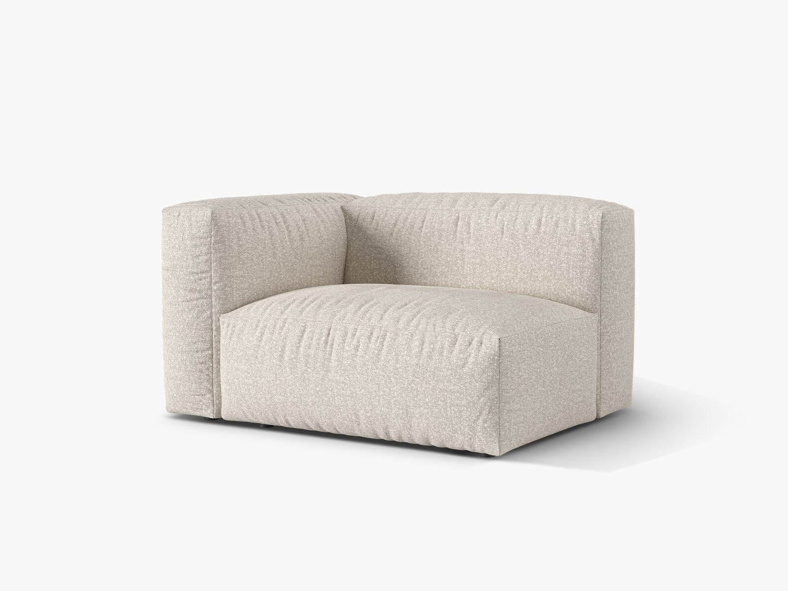 Micadoni Eckmodul Martina 1-Sitzer Links Boucle Monet Beige