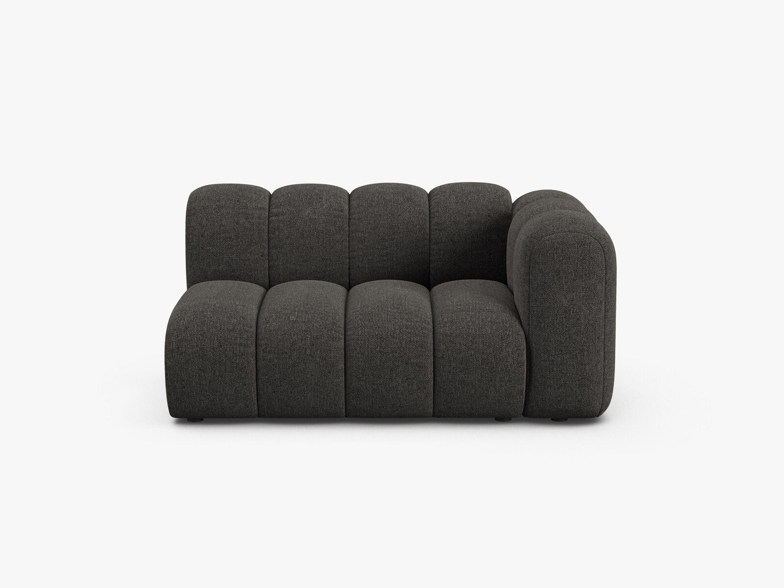 Micadoni Modul Lupine 2-Sitzer Chenille Eden Dunkelgrau Rechts